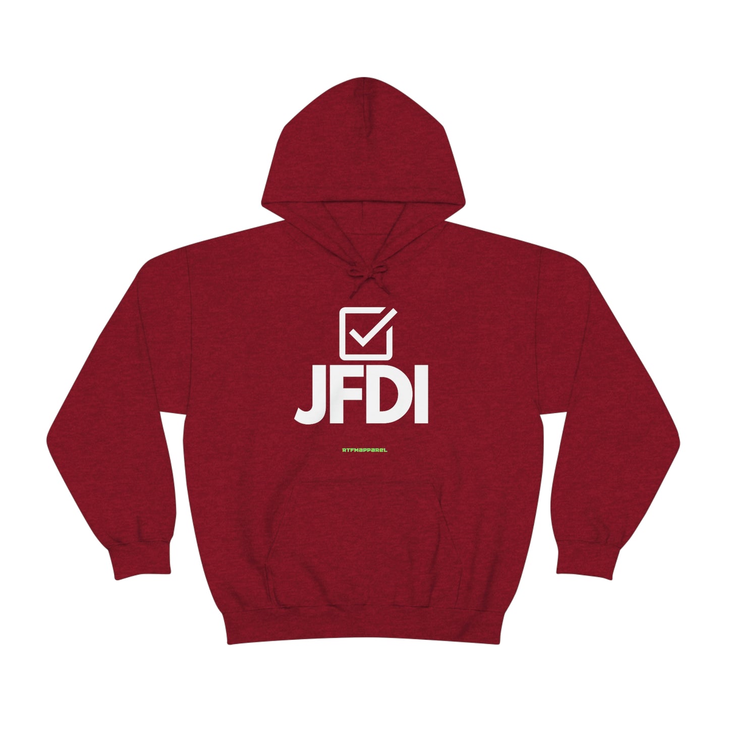 JFDI, Just do it, Funny, Sysadmin, Geek, Project Manager, Developer, Gift, Unisex Hooded Sweatshirt