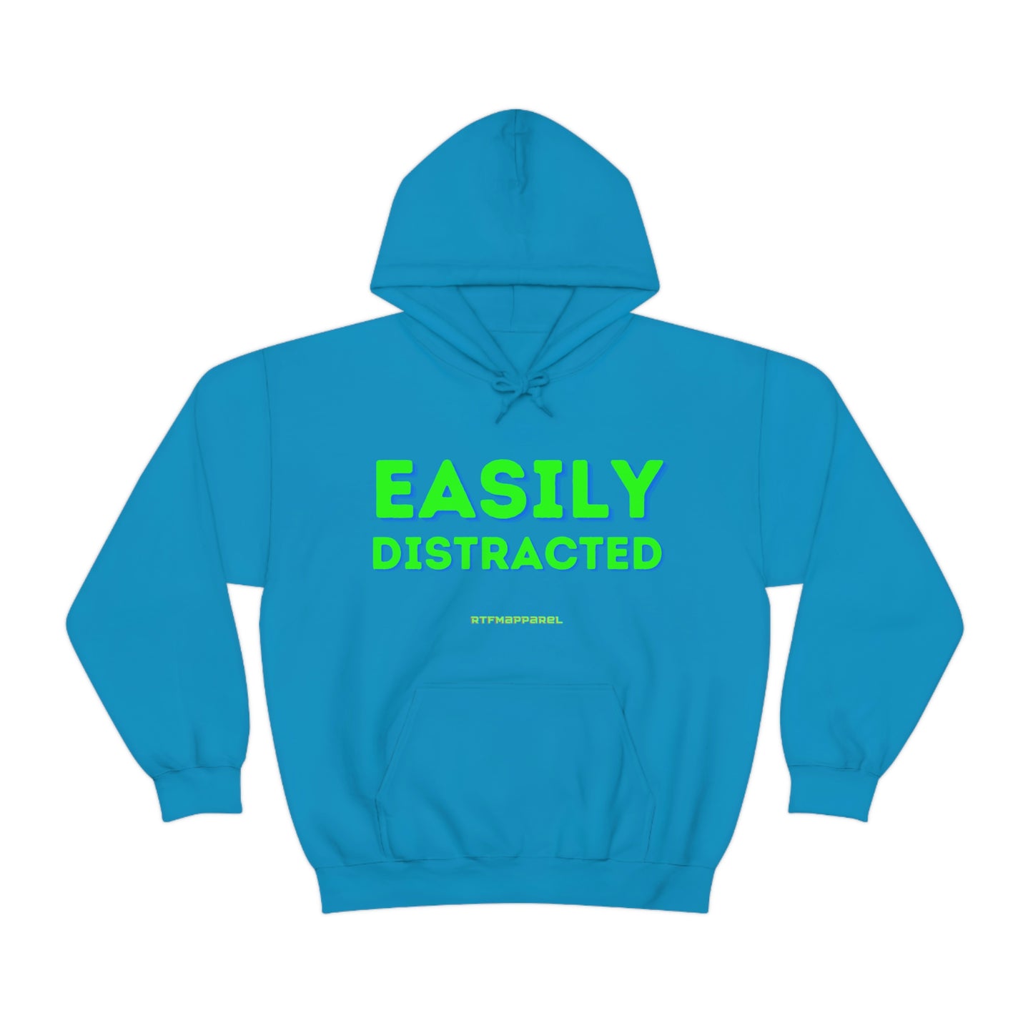 Easily Distracted - Funny, Sysadmin, Geek, Gamer, Developer, Gift Hooded Sweatshirt