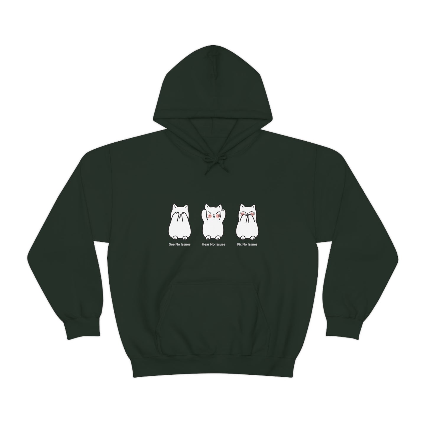 See No Issues, Fix No Issues - Helpdesk, Sysadmin, Cloud Engineer, Architect, Azure, AWS, Network admin, Server Admin Hoodie