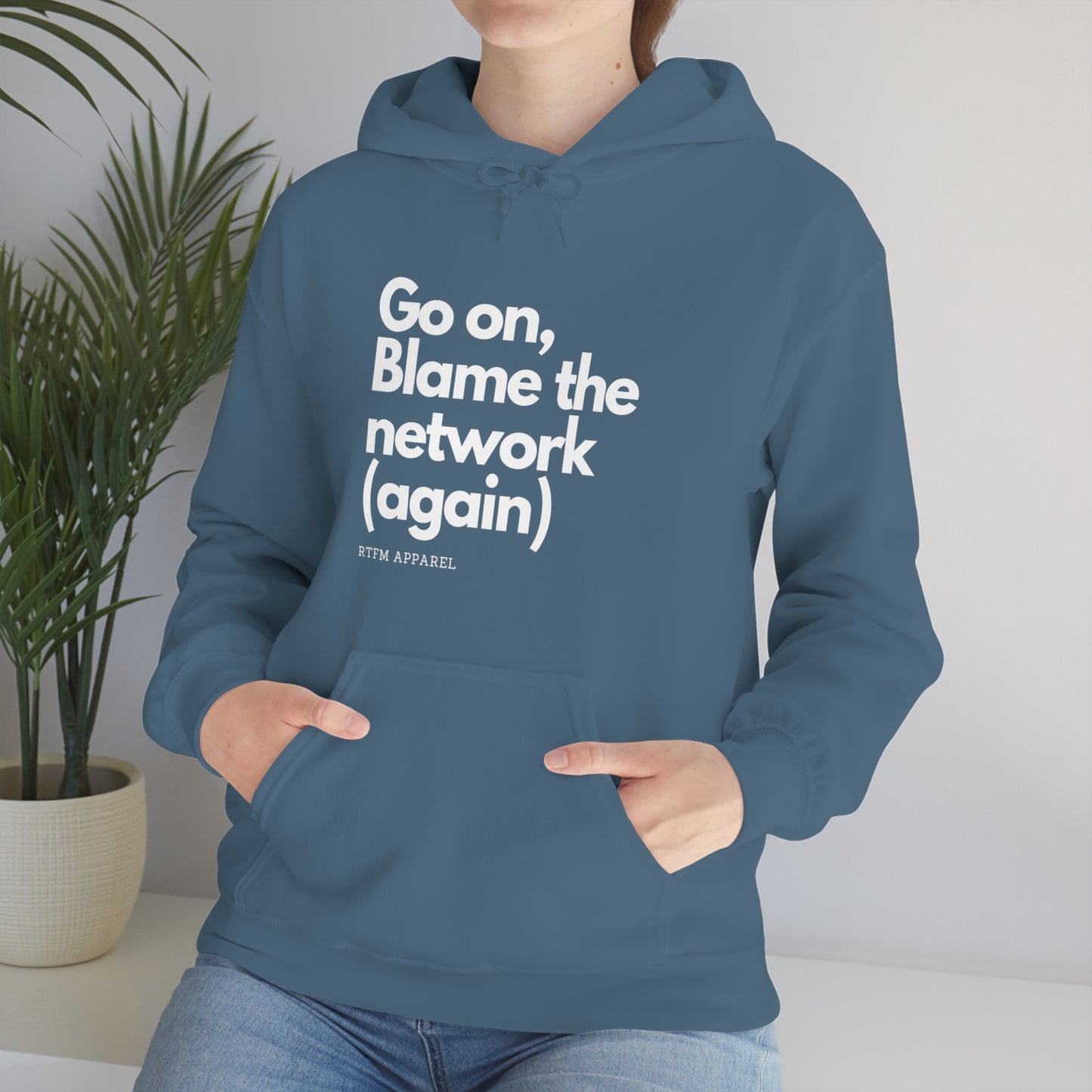 Go on, blame the network - Network Engineer, Cisco, Network, Wifi, Sysadmin, IT Support Hoodie