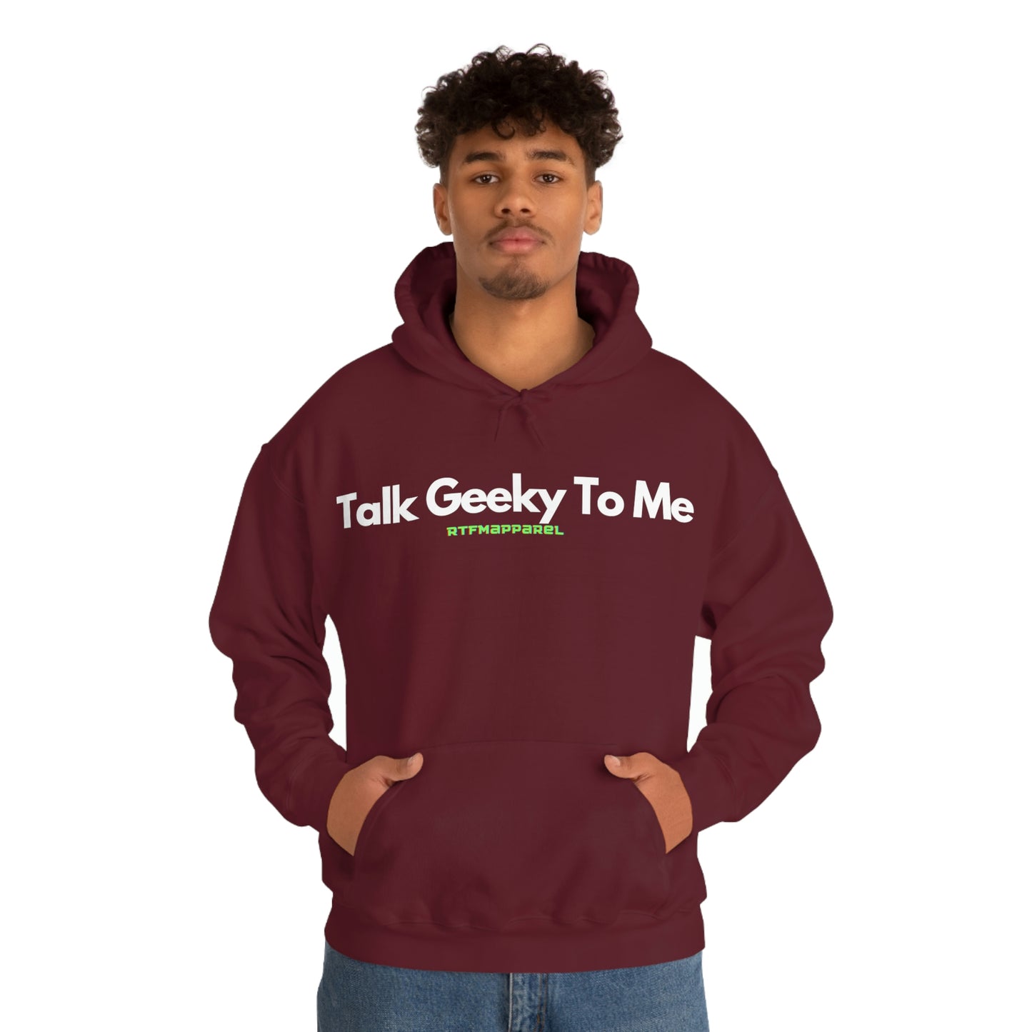 Talk Geeky to me, Funny, Sysadmin, Geek, Project Manager, Developer, Gift, Unisex Hooded Sweatshirt
