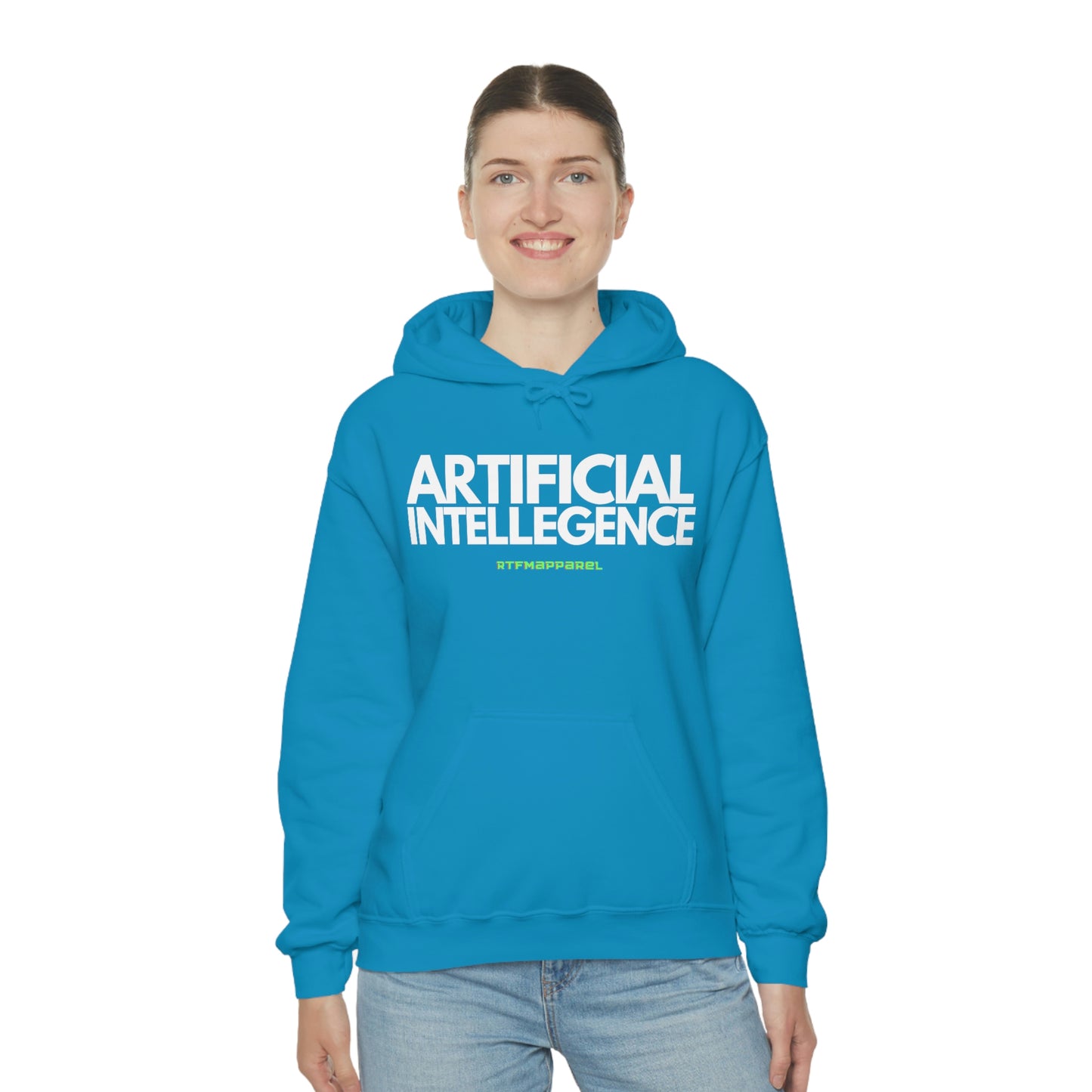 Artificial Intellegence, AI, Funny , Sysadmin, Geek, Project Manager, Developer, Gift, Unisex Hooded Sweatshirt