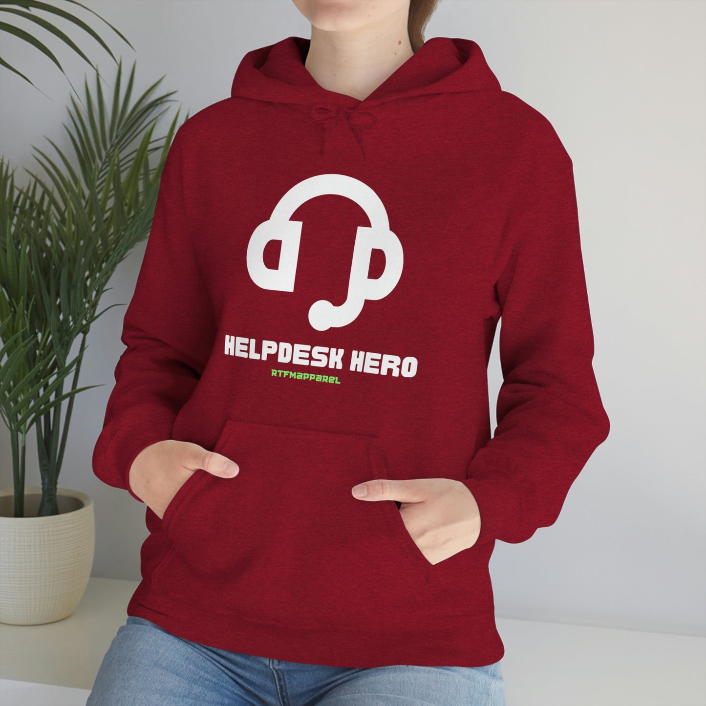 Helpdesk Hero, IT Support Funny, Sysadmin, RTFM Hoodie