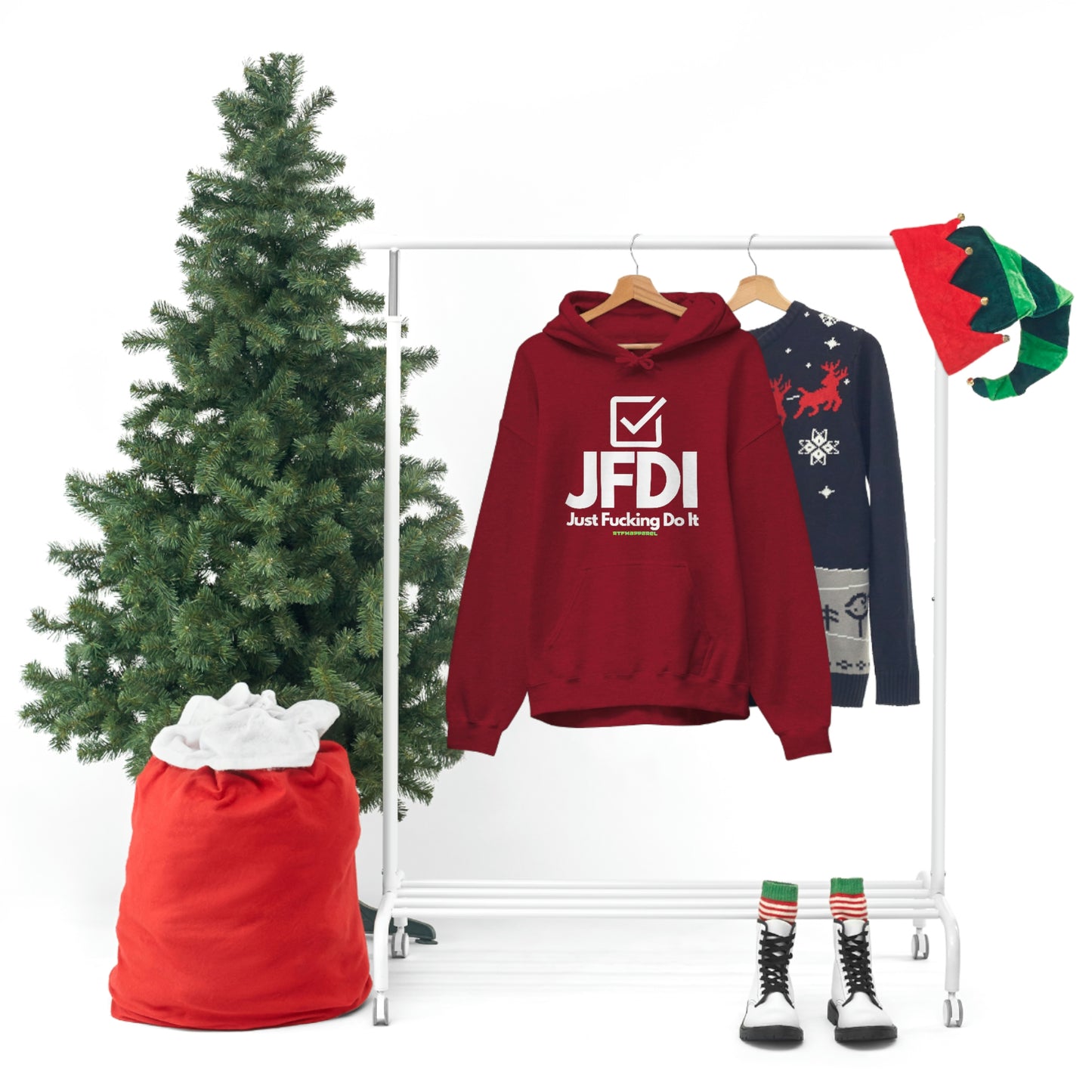 JFDI, Just do it, Funny, Sysadmin, Geek, Project Manager, Explicit, Developer, Gift, Unisex Hooded Sweatshirt