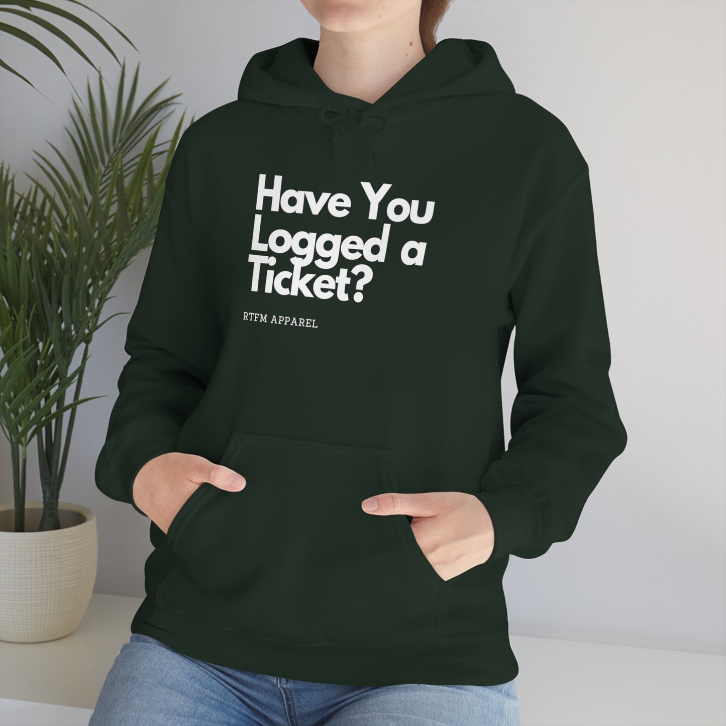 Have you logged a ticket? - Helpdesk, Sysadmin, Cloud Engineer, Architect, Azure, AWS, Network admin, Server Admin Hoodie
