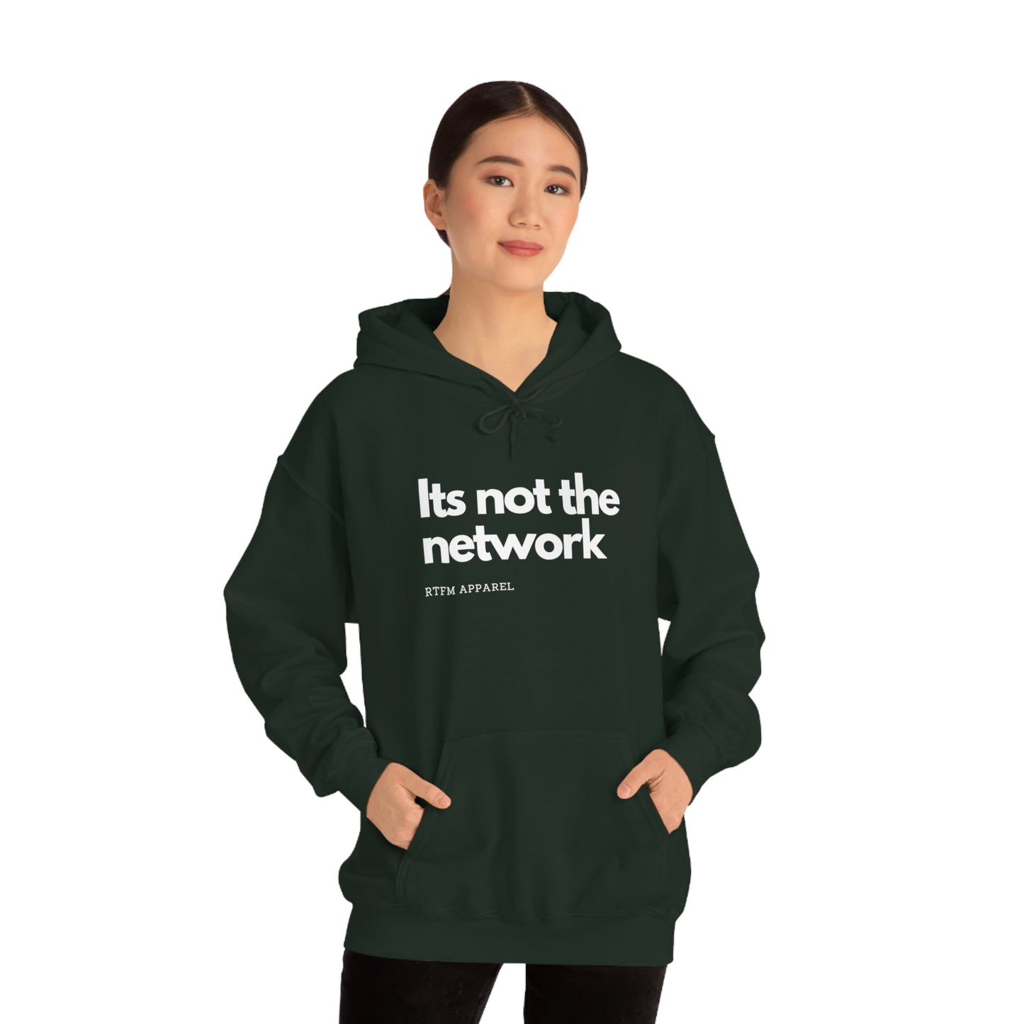 It's not the network - Network Engineer, Cisco, Network, Wifi, Sysadmin, IT Support Hoodie