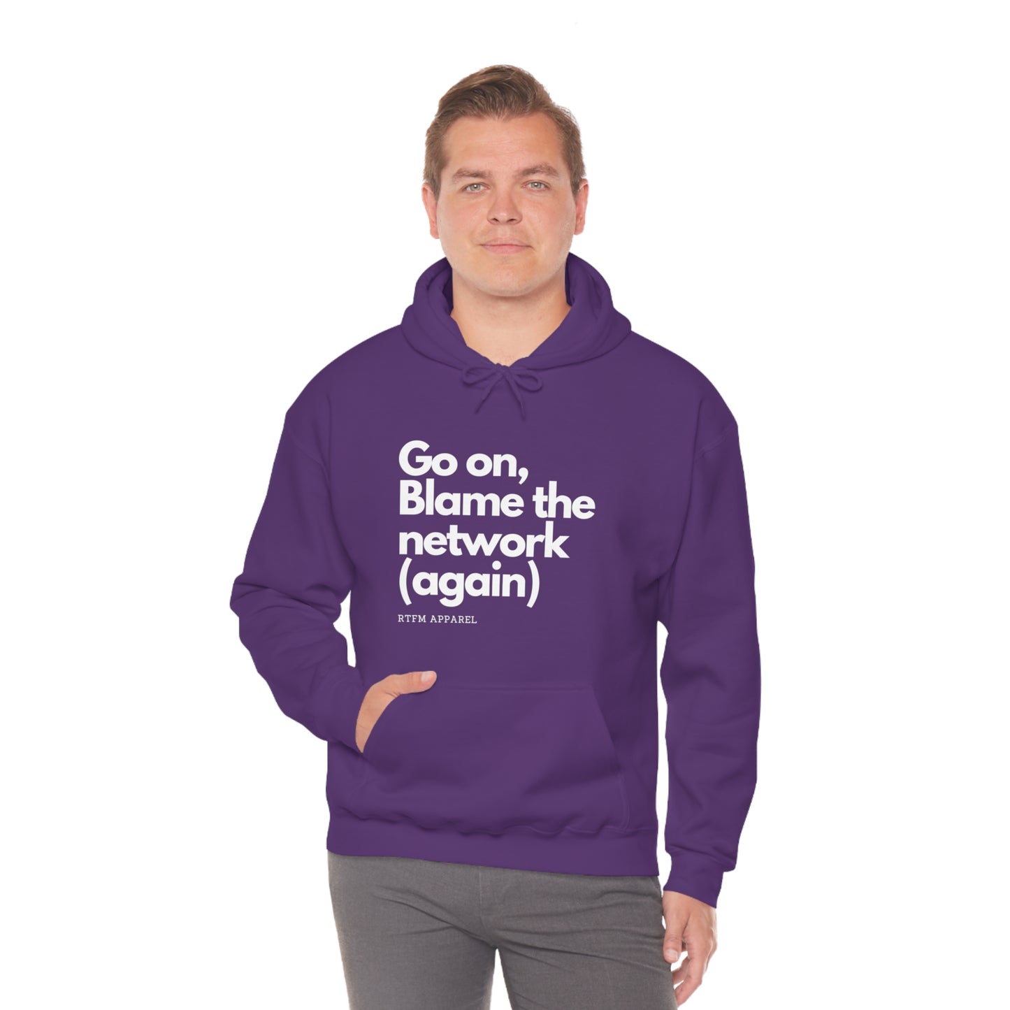 Go on, blame the network - Network Engineer, Cisco, Network, Wifi, Sysadmin, IT Support Hoodie