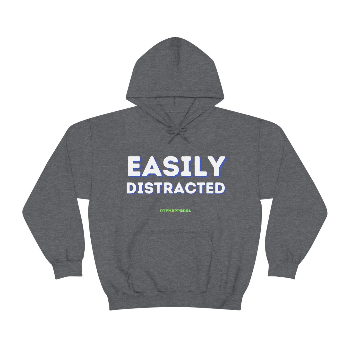 Easily Distracted - Funny, Sysadmin, Geek, Gamer, Developer, Gift Hooded Sweatshirt