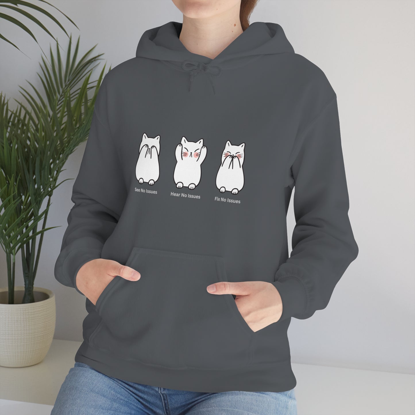 See No Issues, Fix No Issues - Helpdesk, Sysadmin, Cloud Engineer, Architect, Azure, AWS, Network admin, Server Admin Hoodie