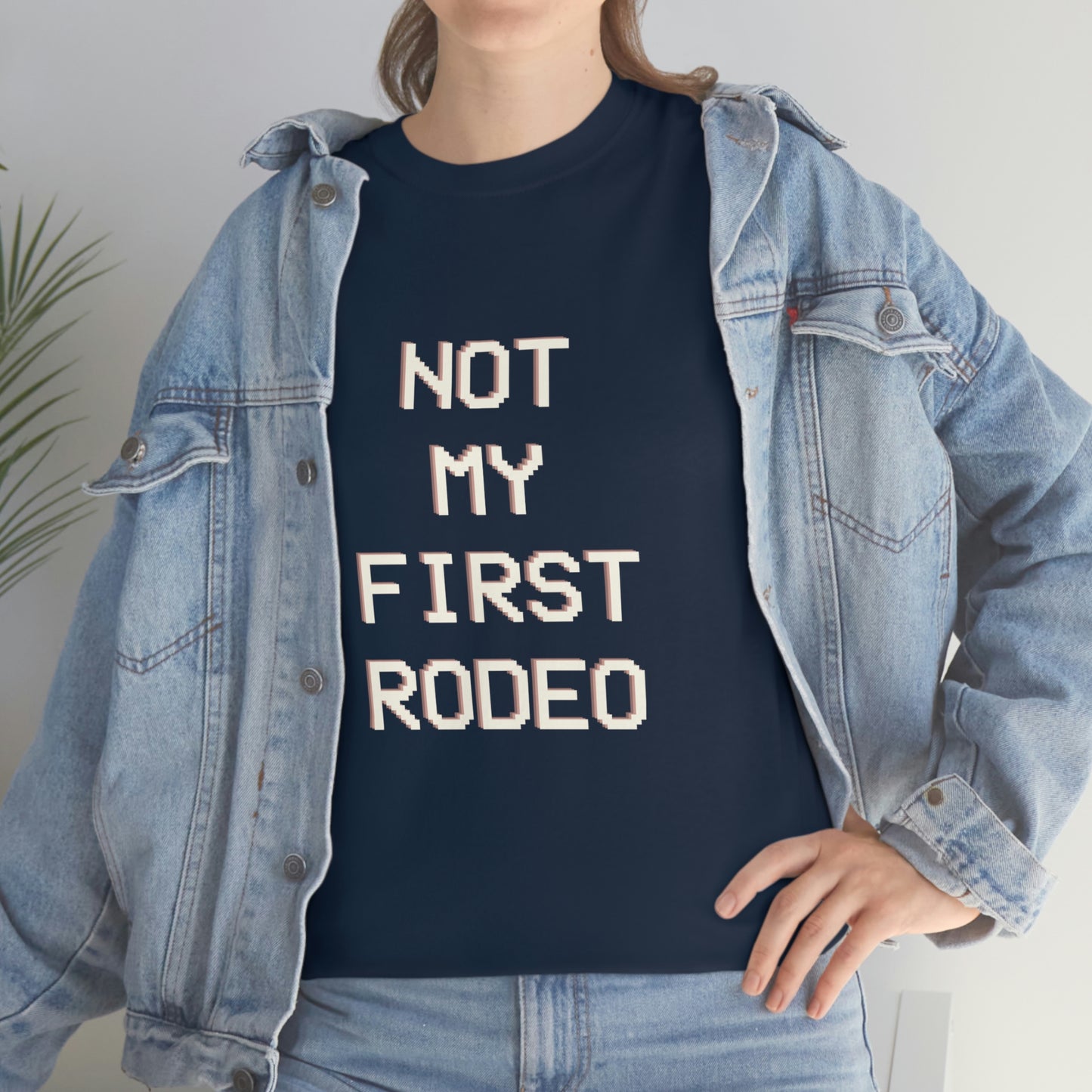 "Not My First Rodeo" Funny, Sysadmin, Geek, Gamer, Developer, Gift Cotton Tee