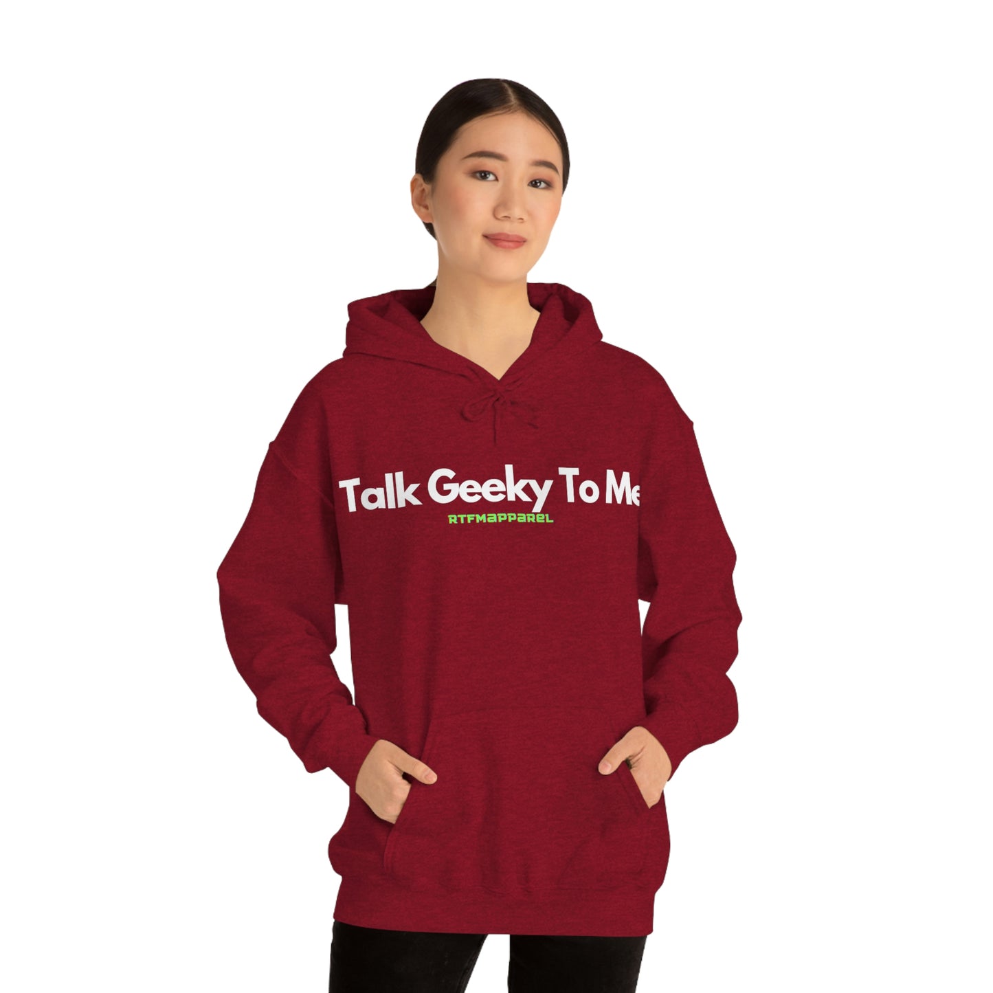 Talk Geeky to me, Funny, Sysadmin, Geek, Project Manager, Developer, Gift, Unisex Hooded Sweatshirt