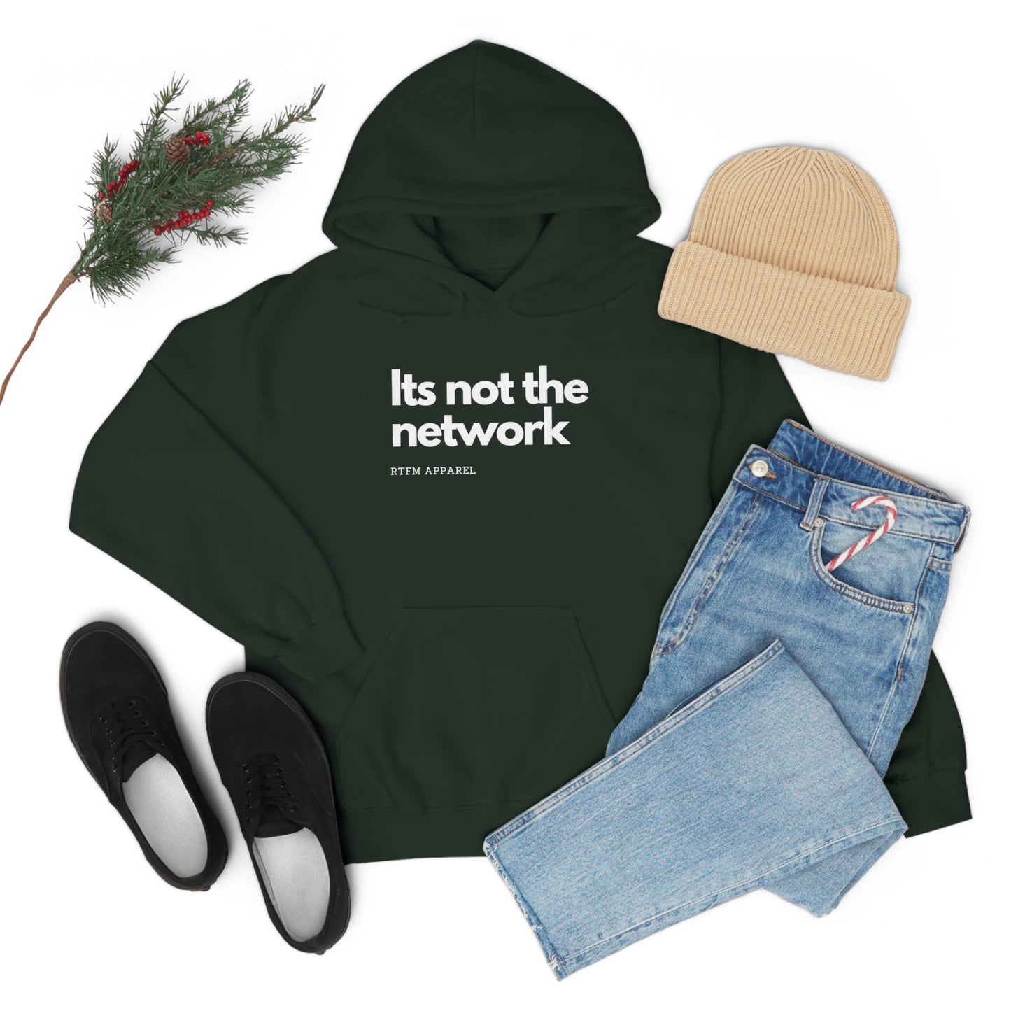 It's not the network - Network Engineer, Cisco, Network, Wifi, Sysadmin, IT Support Hoodie