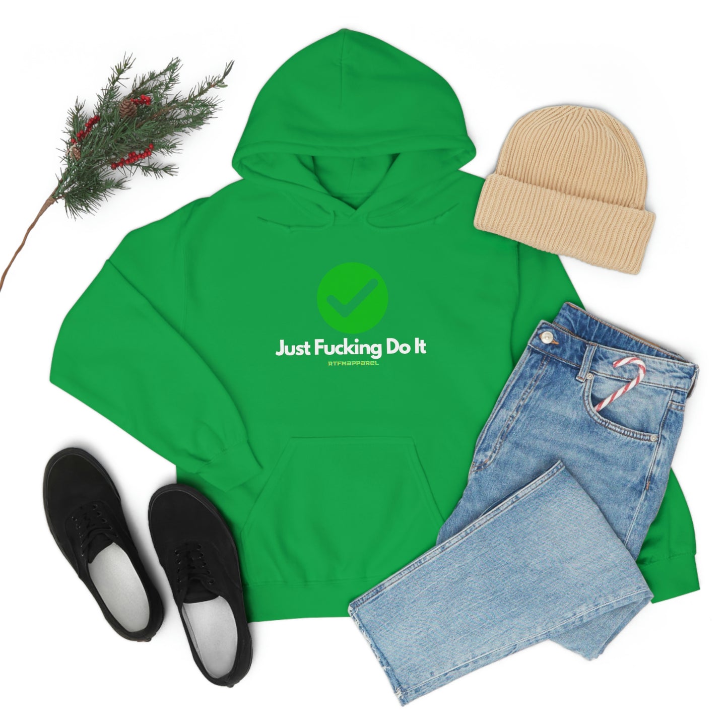 JFDI, Just do it, Funny, Sysadmin, Geek, Project Manager, Explicit, Developer, Gift, Unisex Hooded Sweatshirt
