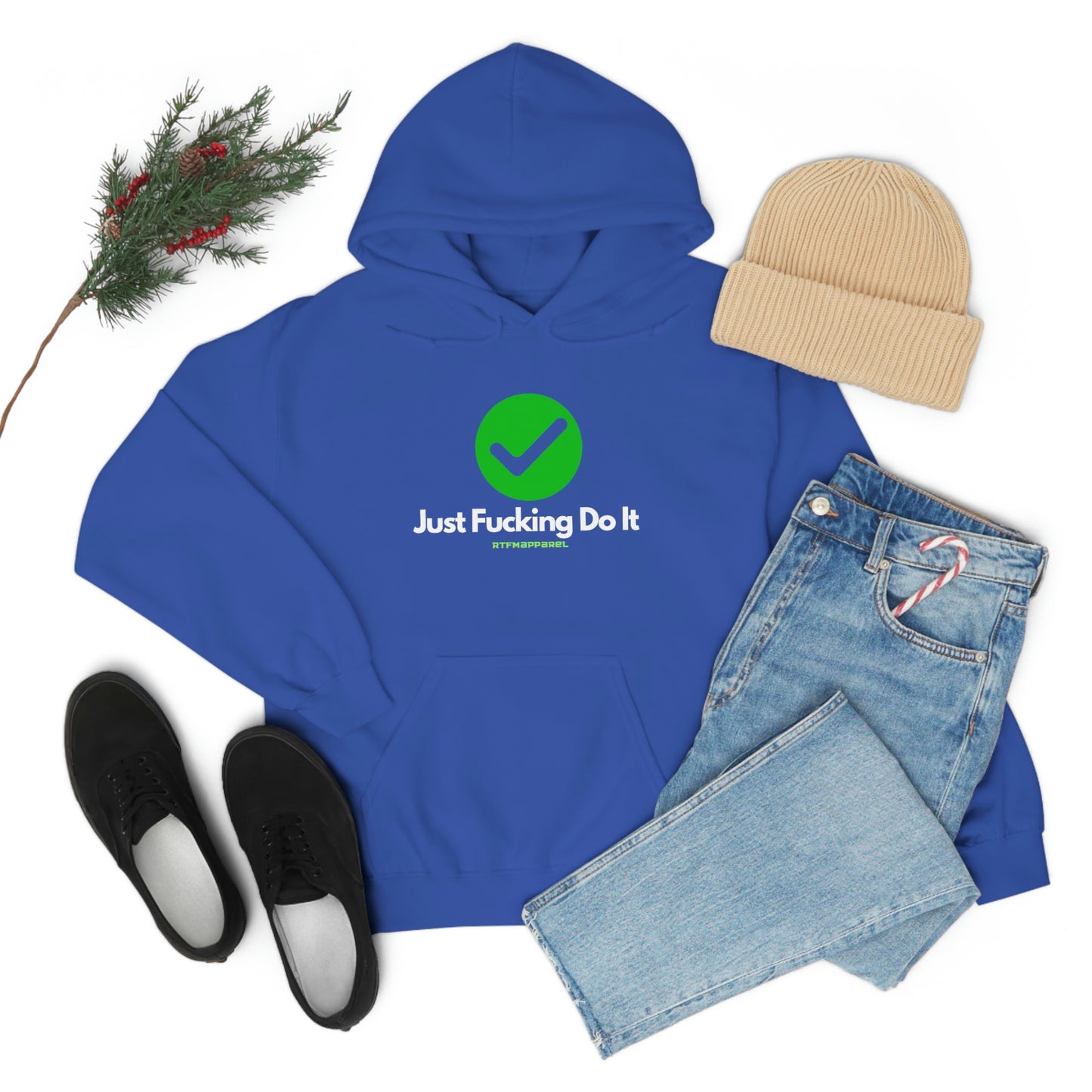 JFDI, Just do it, Funny, Sysadmin, Geek, Project Manager, Explicit, Developer, Gift, Unisex Hooded Sweatshirt