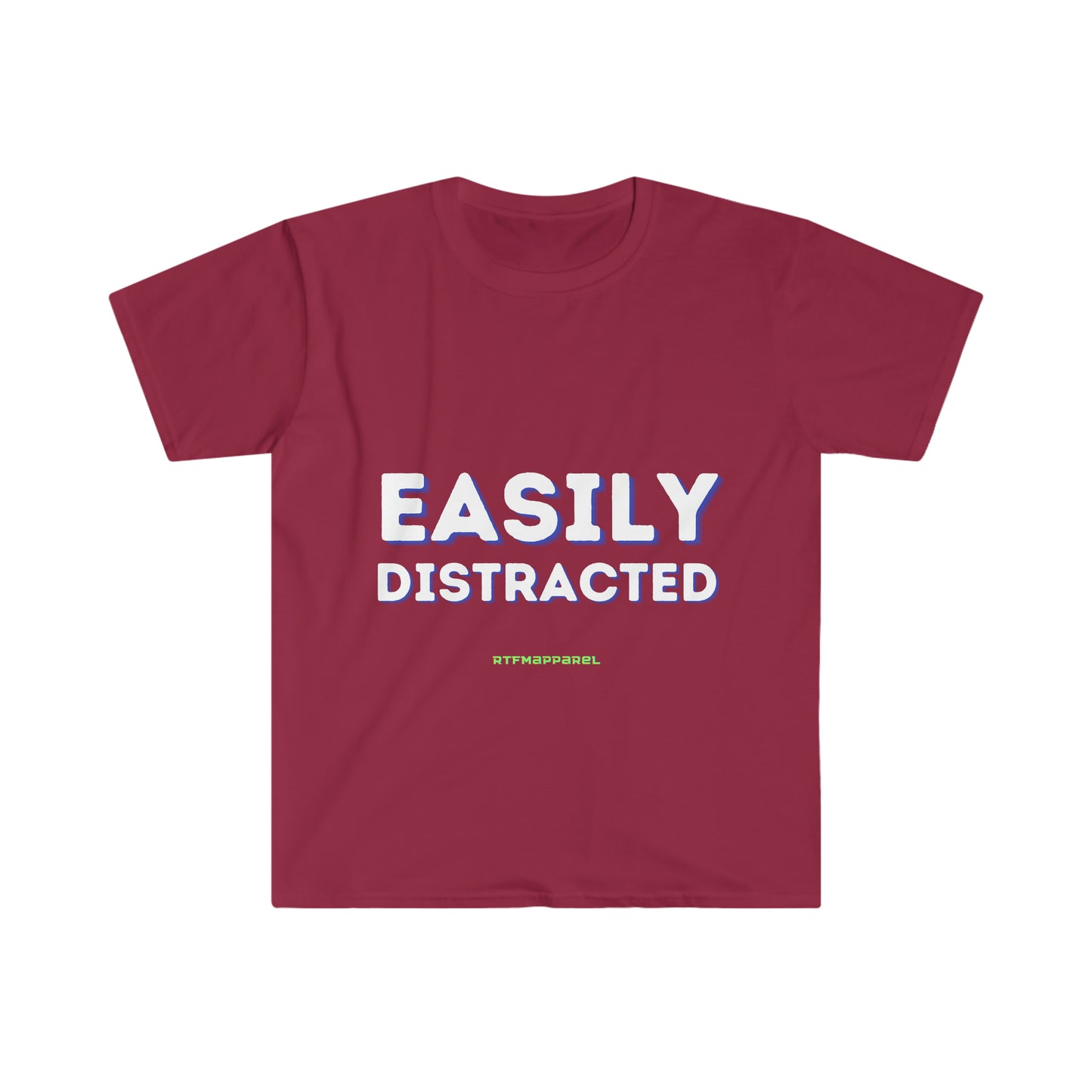 Easily Distracted - Funny, Sysadmin, Geek, Gamer, Developer, Gift T-Shirt