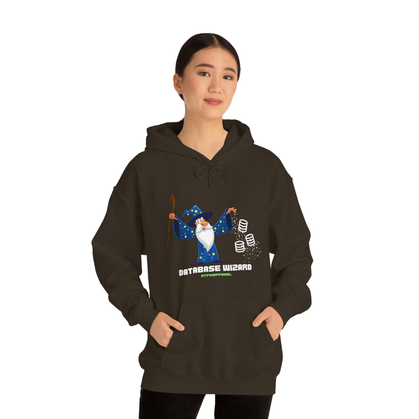 Database Wizard - SQL DBA Sysadmin Data Science Hooded Sweatshirt
