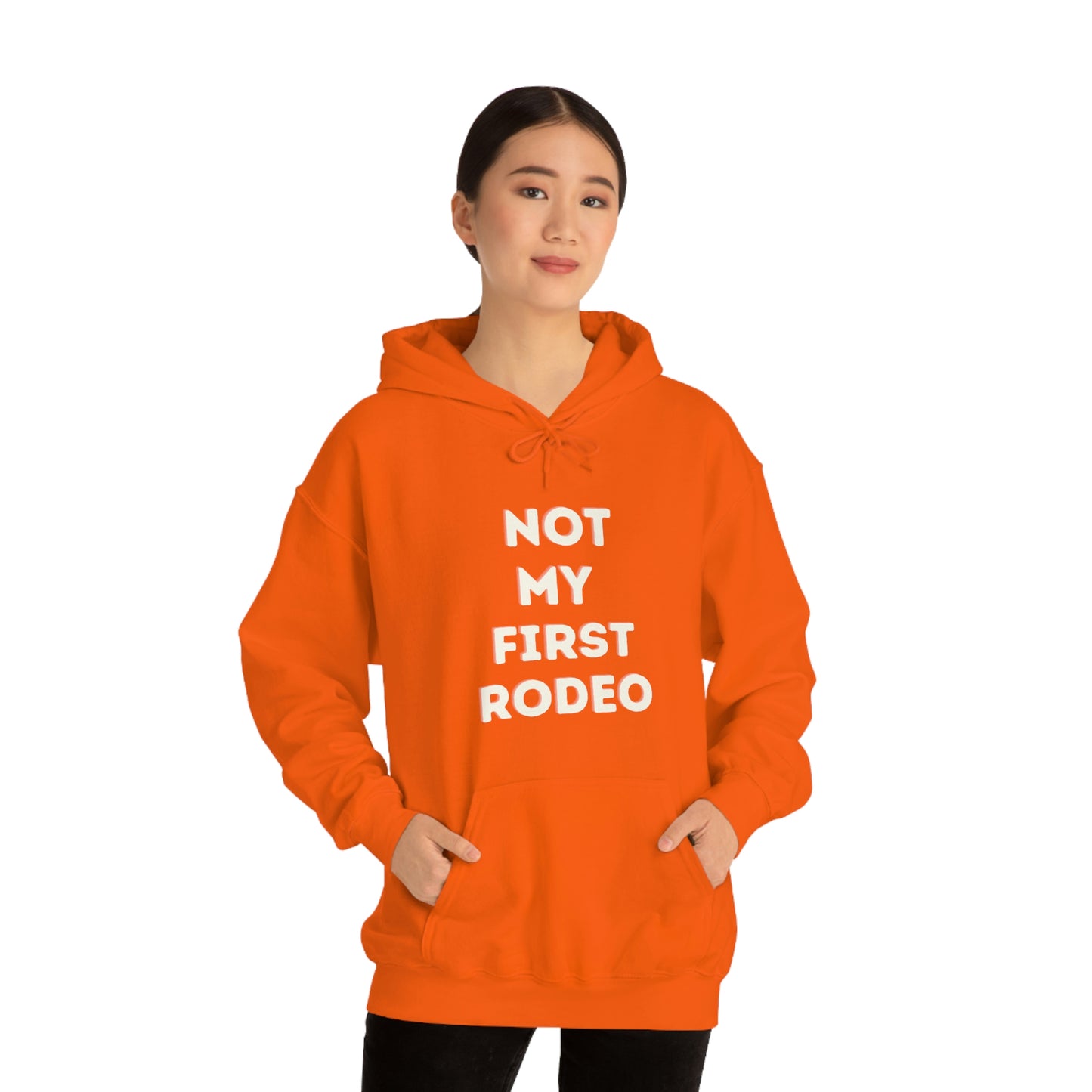 "Not My First Rodeo" Funny, Sysadmin, Geek, Gamer, Developer, Gift Hooded Sweatshirt