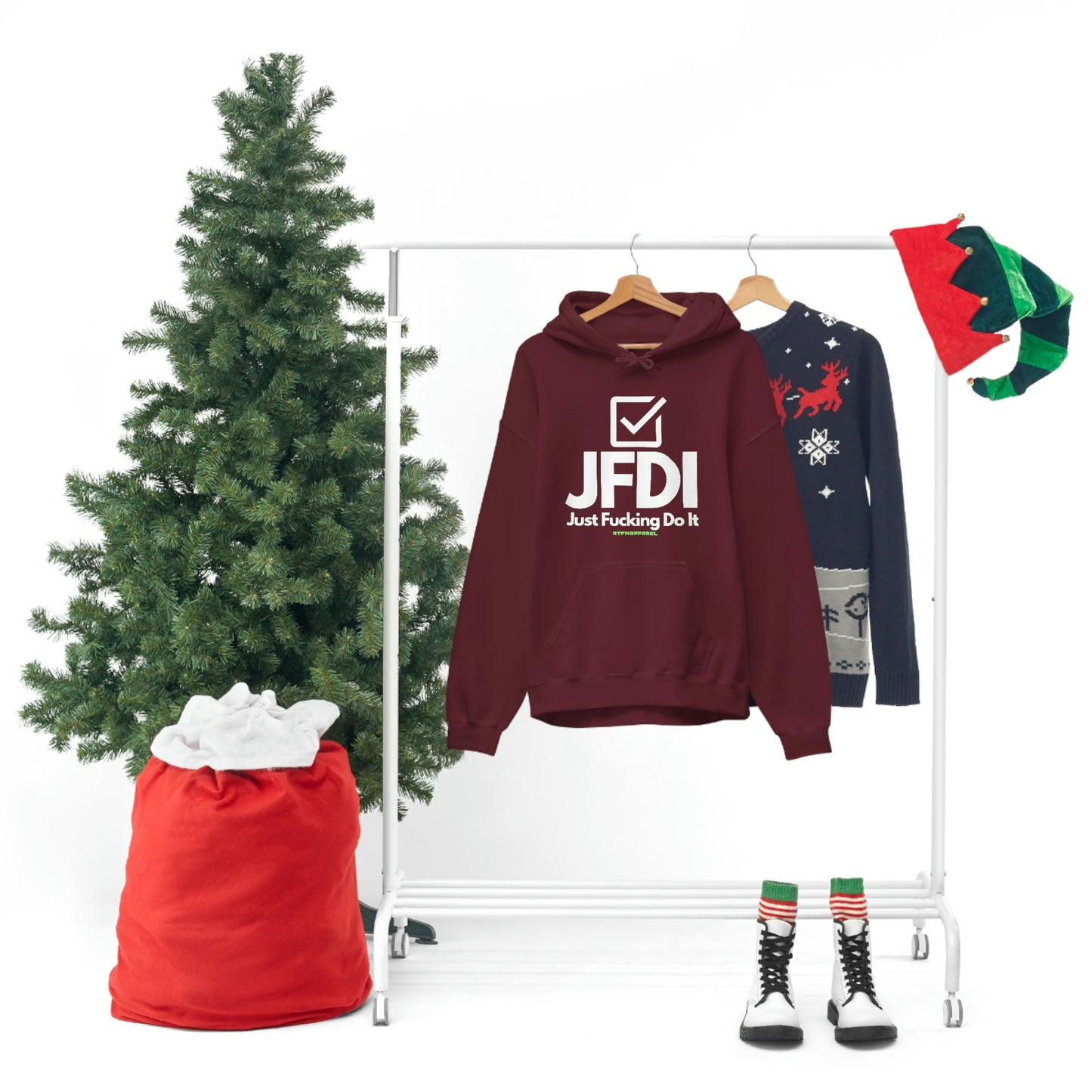 JFDI, Just do it, Funny, Sysadmin, Geek, Project Manager, Explicit, Developer, Gift, Unisex Hooded Sweatshirt