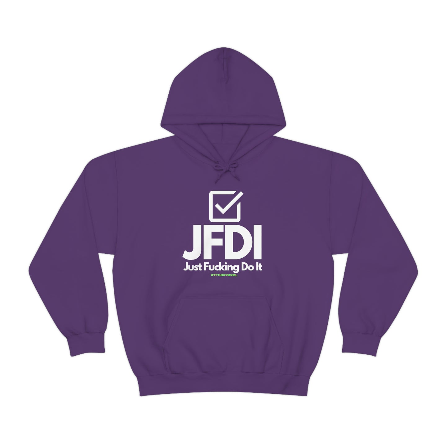 JFDI, Just do it, Funny, Sysadmin, Geek, Project Manager, Explicit, Developer, Gift, Unisex Hooded Sweatshirt