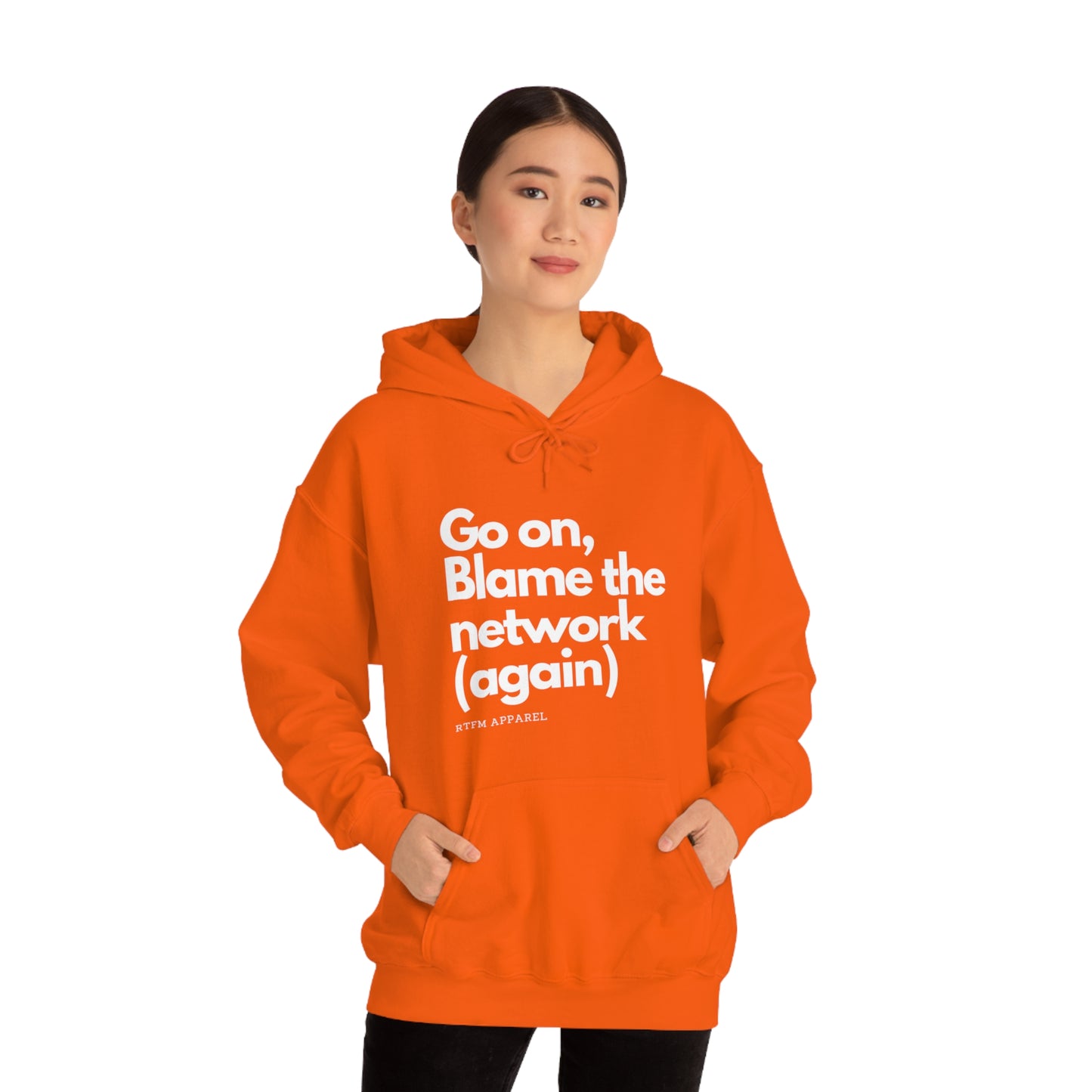 Go on, blame the network - Network Engineer, Cisco, Network, Wifi, Sysadmin, IT Support Hoodie