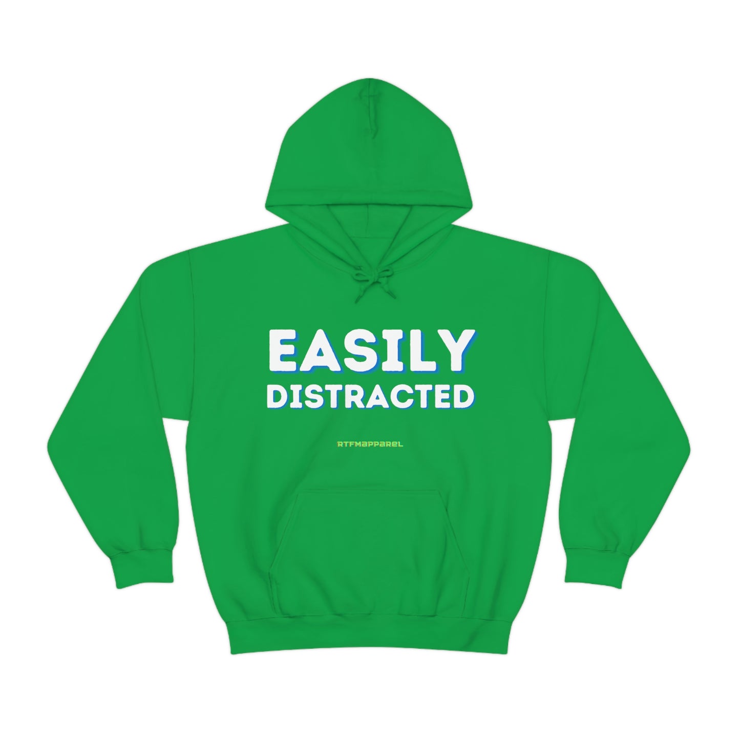 Easily Distracted - Funny, Sysadmin, Geek, Gamer, Developer, Gift Hooded Sweatshirt
