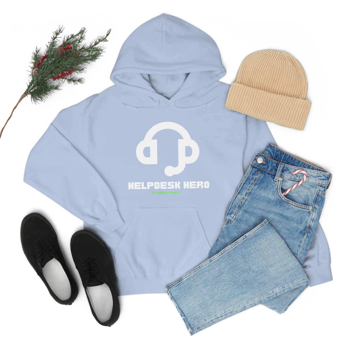 Helpdesk Hero, IT Support Funny, Sysadmin, RTFM Hoodie