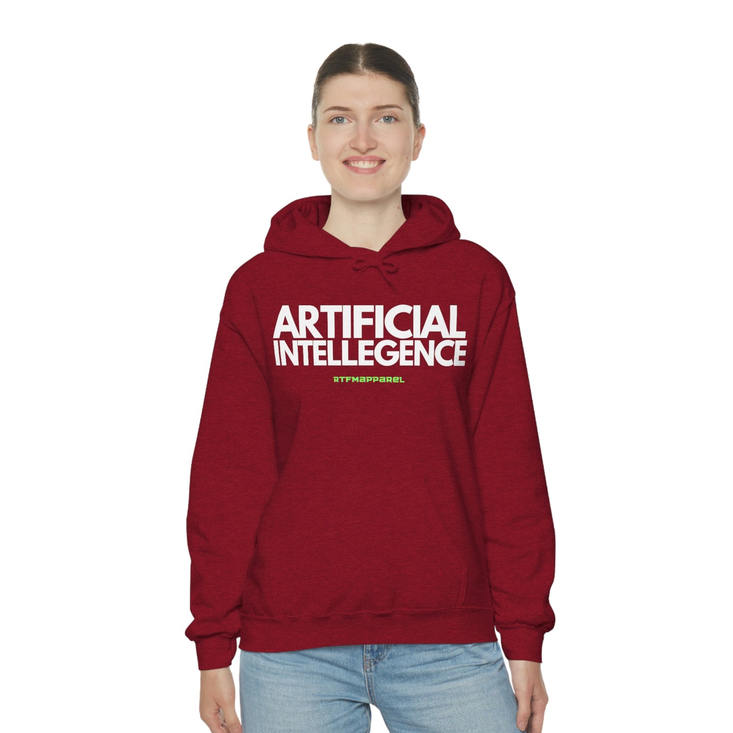 Artificial Intellegence, AI, Funny , Sysadmin, Geek, Project Manager, Developer, Gift, Unisex Hooded Sweatshirt