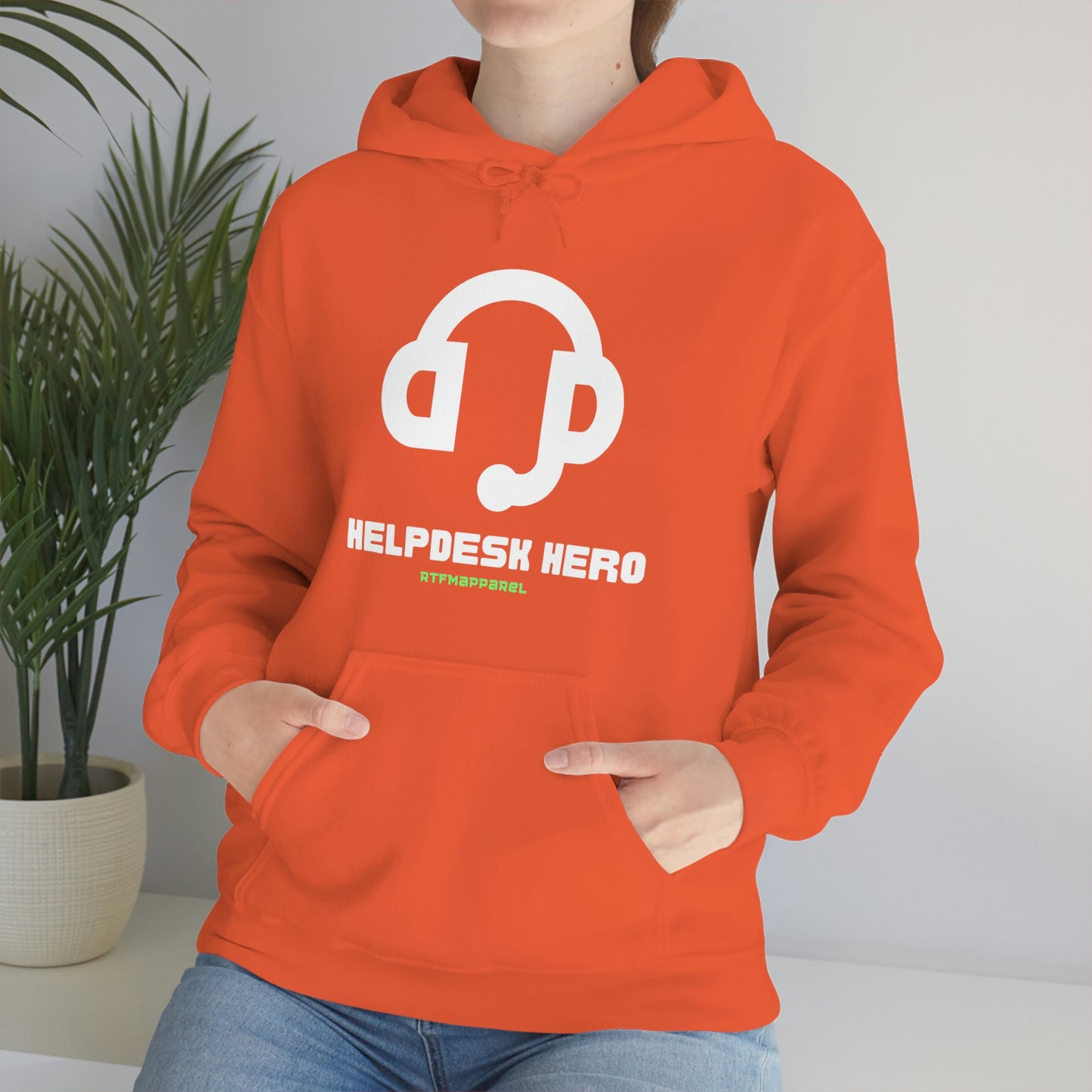 Helpdesk Hero, IT Support Funny, Sysadmin, RTFM Hoodie
