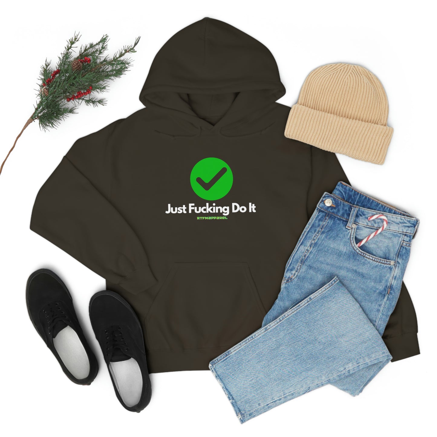 JFDI, Just do it, Funny, Sysadmin, Geek, Project Manager, Explicit, Developer, Gift, Unisex Hooded Sweatshirt
