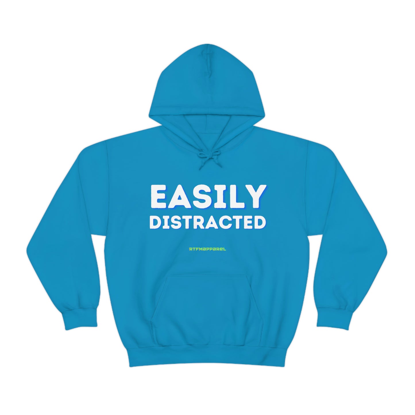Easily Distracted - Funny, Sysadmin, Geek, Gamer, Developer, Gift Hooded Sweatshirt