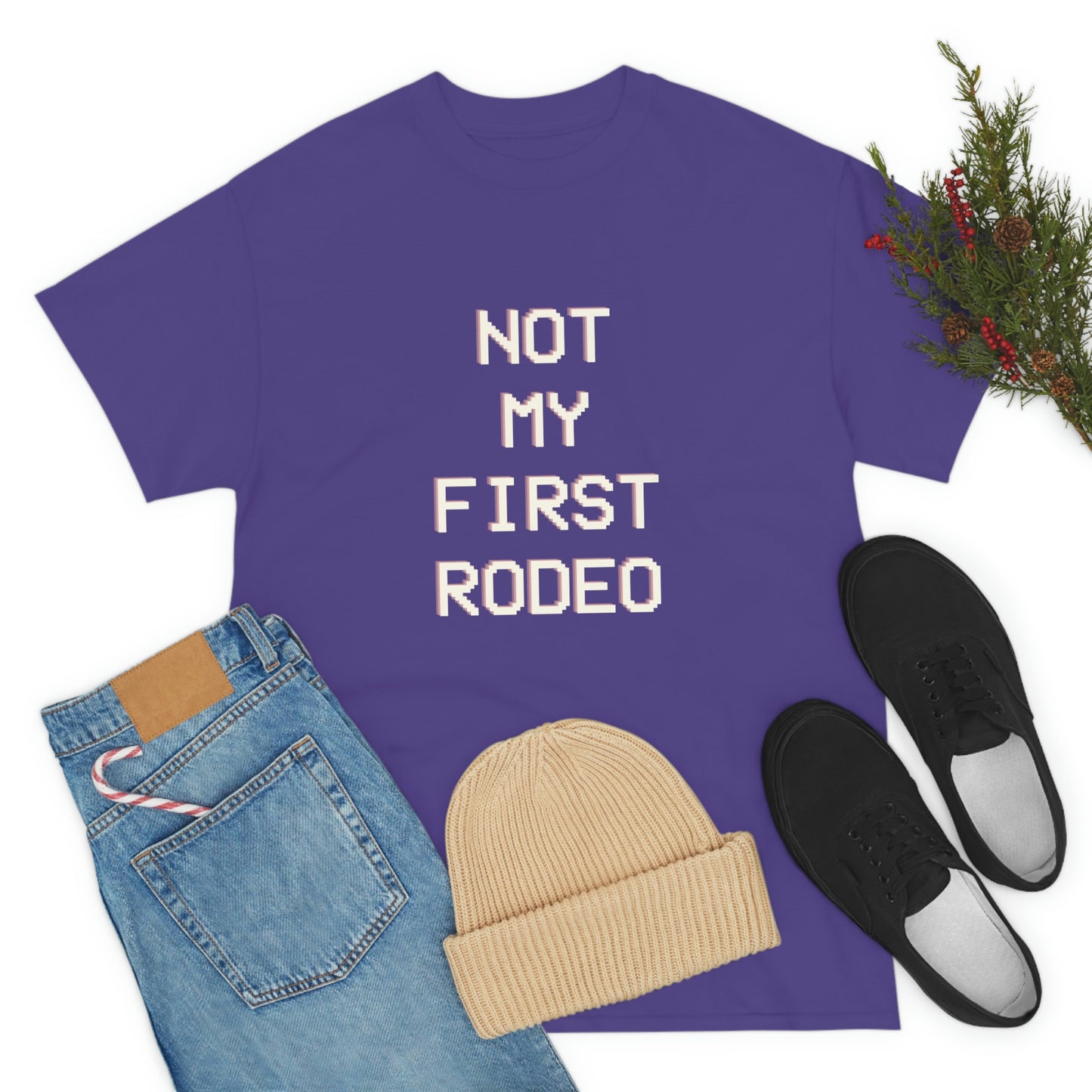 "Not My First Rodeo" Funny, Sysadmin, Geek, Gamer, Developer, Gift Cotton Tee