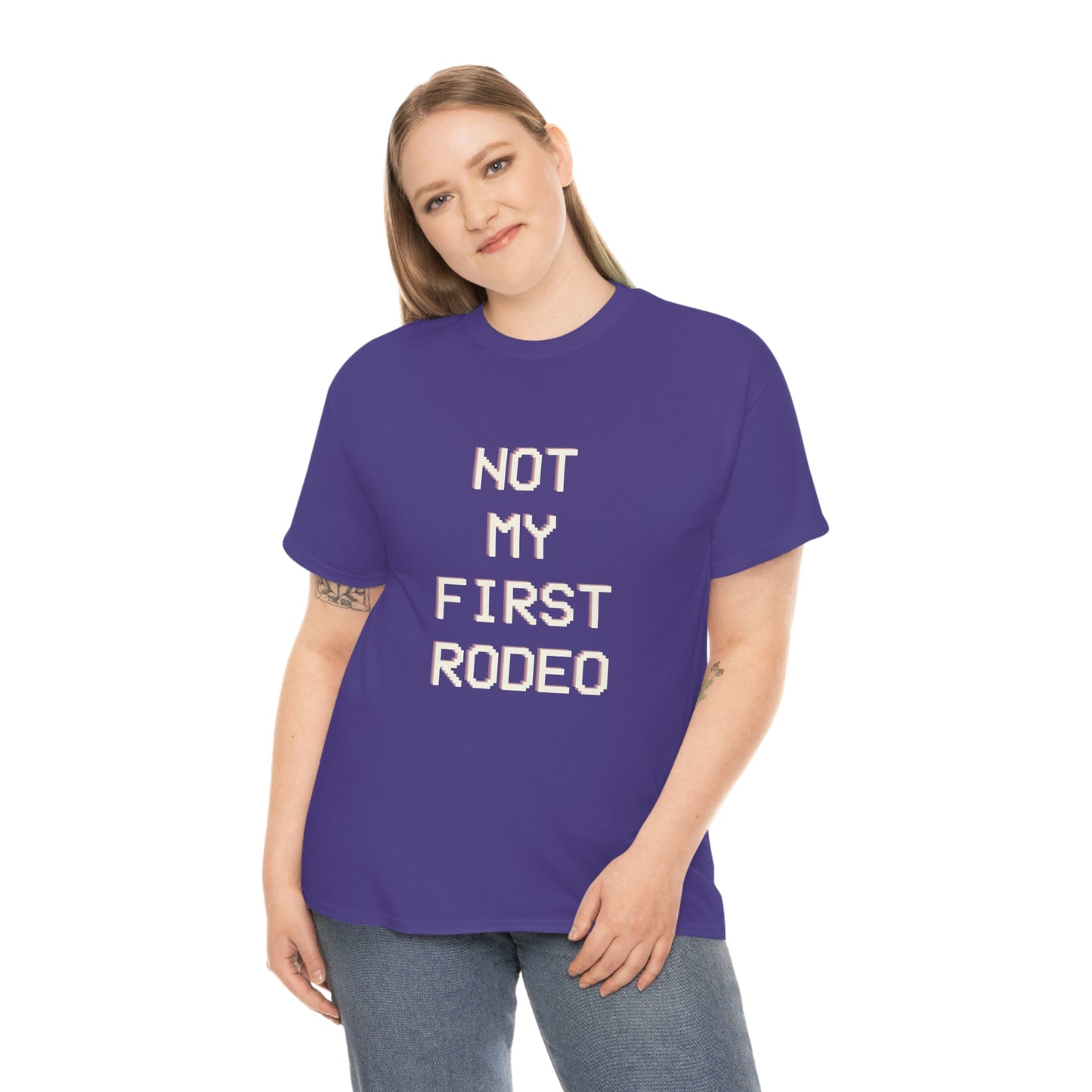 "Not My First Rodeo" Funny, Sysadmin, Geek, Gamer, Developer, Gift Cotton Tee