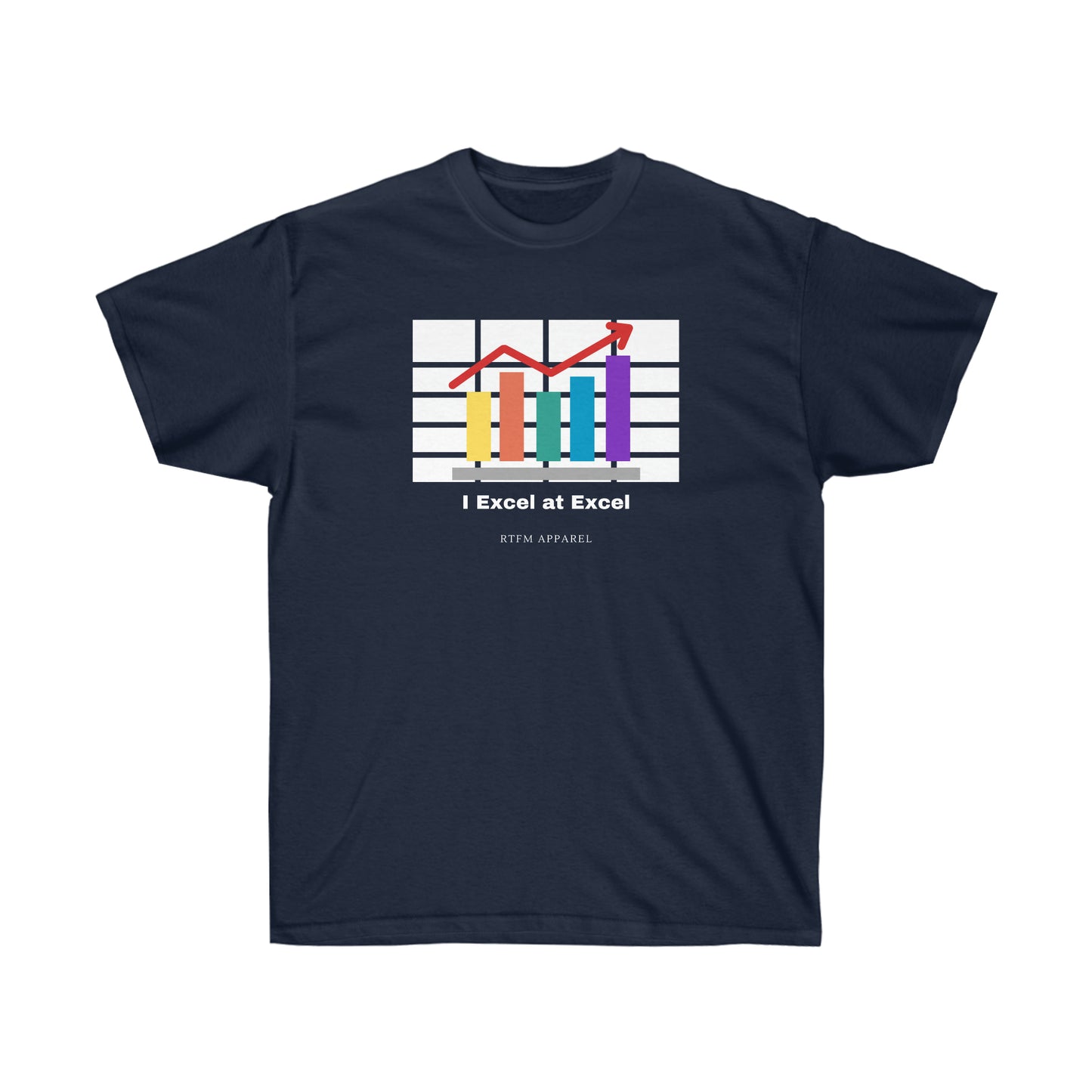 I Excel at Excel - Master of Spreadsheets - Helpdesk, Sysadmin, Data, Office humour Admin Funny Excel Tshirt