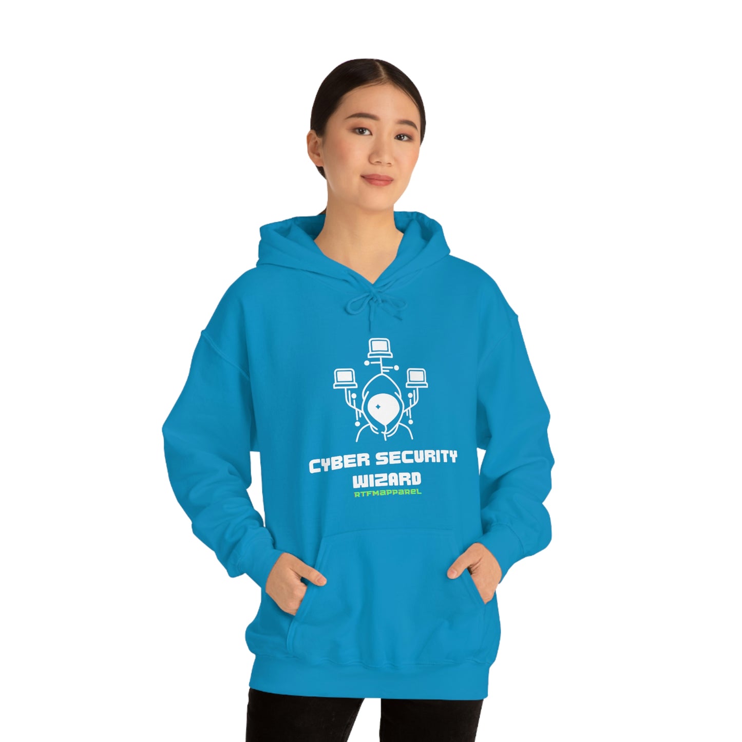 Cyber Security Wizard, Hacking, HackerSysadmin, RTFM Hoodie