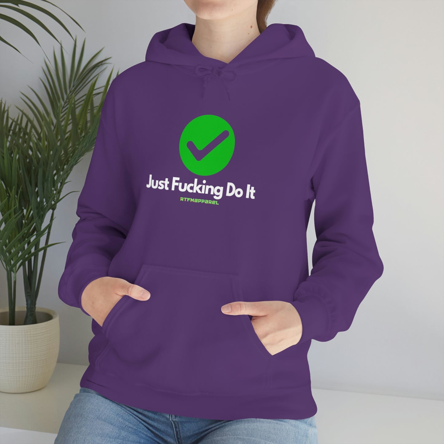 JFDI, Just do it, Funny, Sysadmin, Geek, Project Manager, Explicit, Developer, Gift, Unisex Hooded Sweatshirt