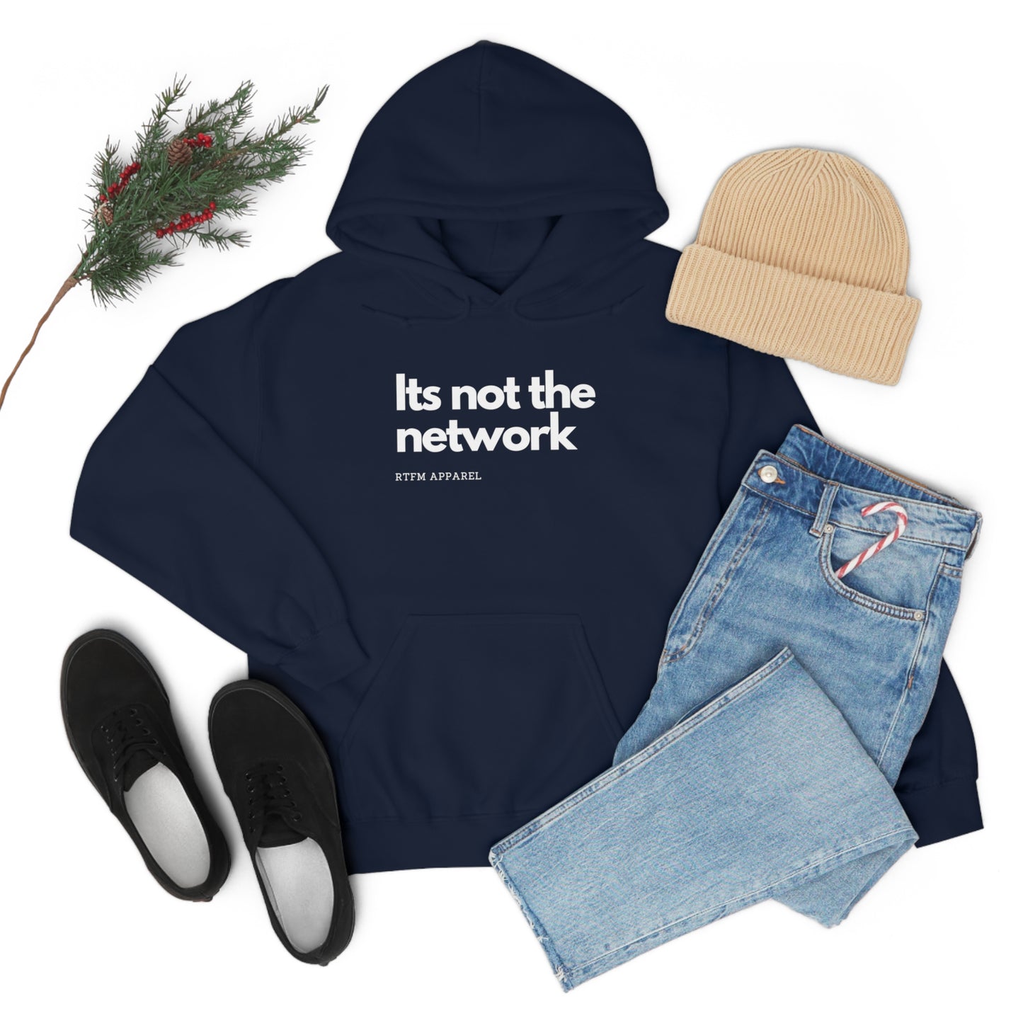 It's not the network - Network Engineer, Cisco, Network, Wifi, Sysadmin, IT Support Hoodie
