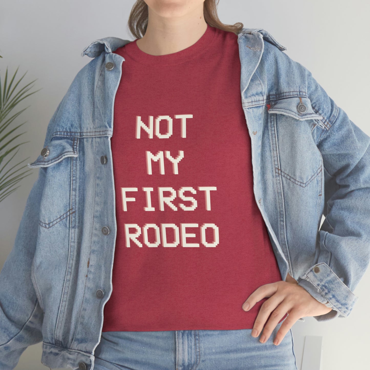 "Not My First Rodeo" Funny, Sysadmin, Geek, Gamer, Developer, Gift Cotton Tee