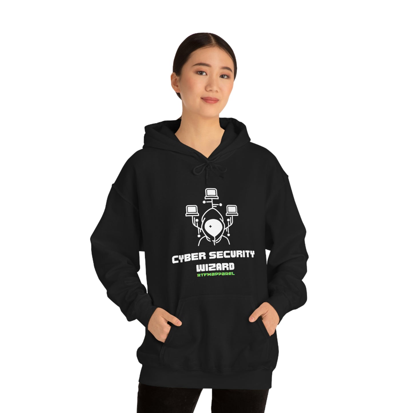 Cyber Security Wizard, Hacking, HackerSysadmin, RTFM Hoodie
