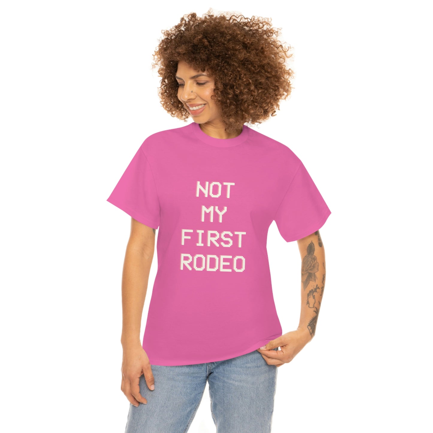"Not My First Rodeo" Funny, Sysadmin, Geek, Gamer, Developer, Gift Cotton Tee