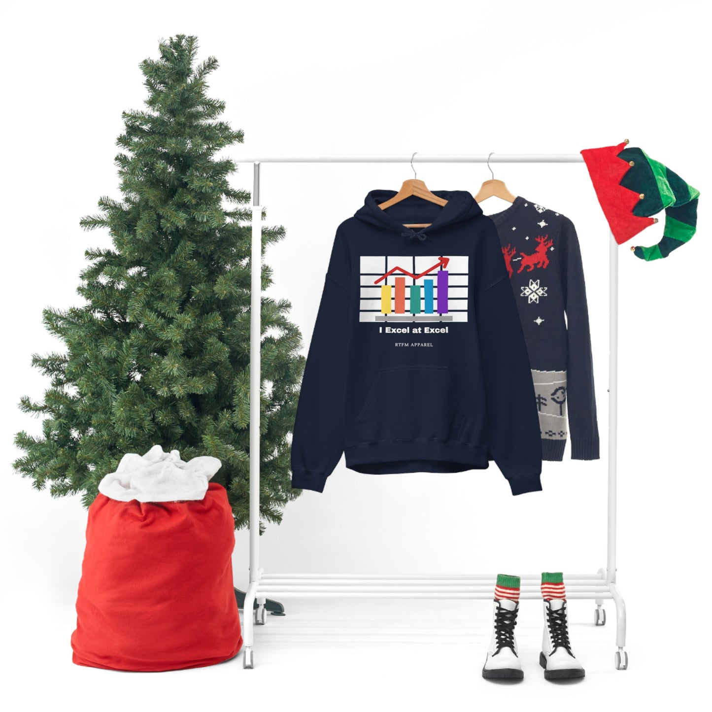Excel Hoodie: I Excel at Excel, office humour, spreadsheets