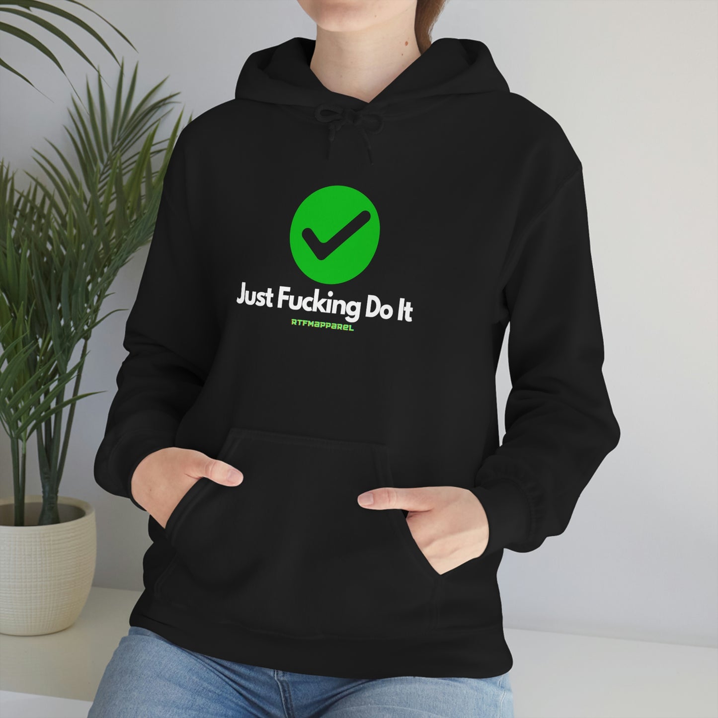 JFDI, Just do it, Funny, Sysadmin, Geek, Project Manager, Explicit, Developer, Gift, Unisex Hooded Sweatshirt