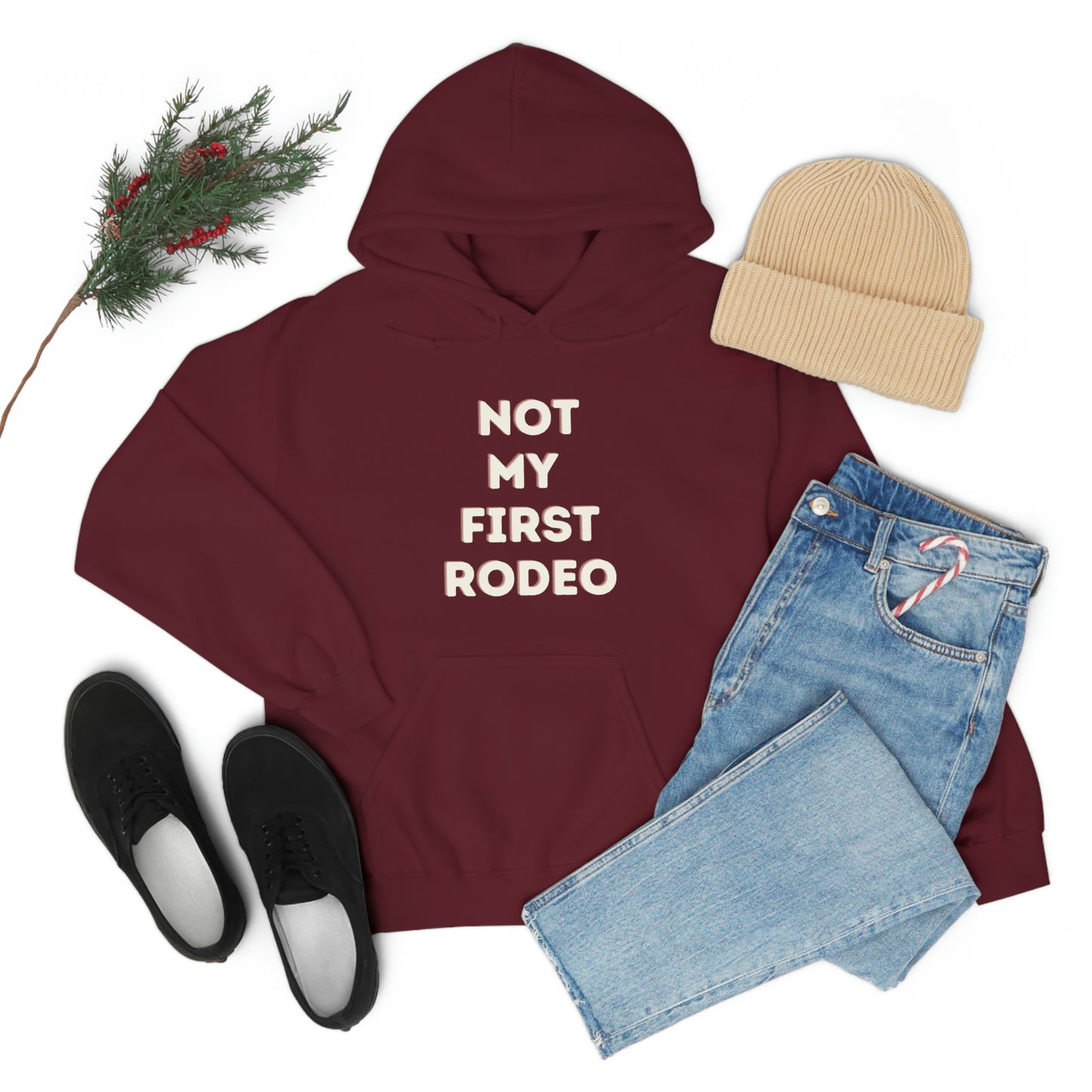 "Not My First Rodeo" Funny, Sysadmin, Geek, Gamer, Developer, Gift Hooded Sweatshirt