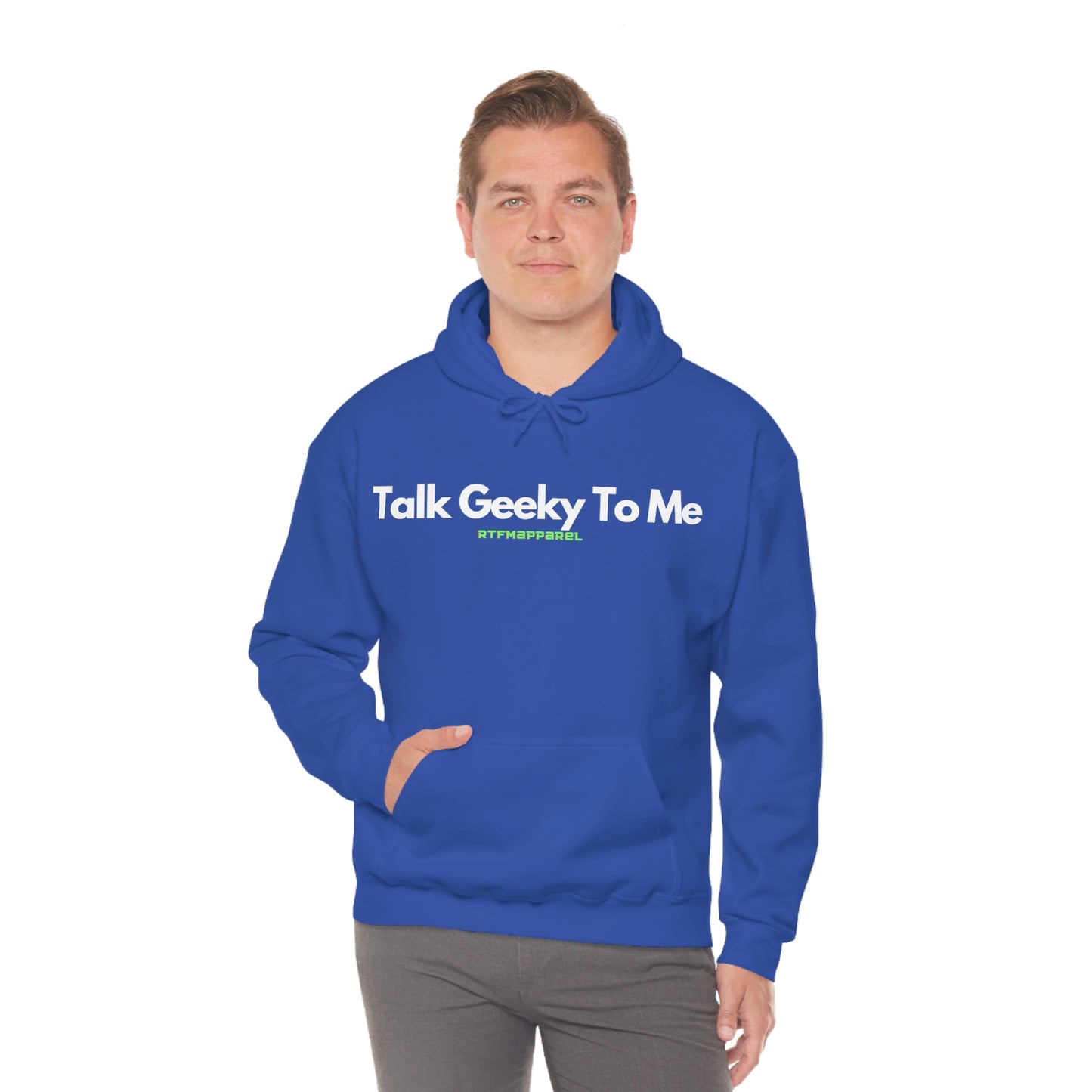 Talk Geeky to me, Funny, Sysadmin, Geek, Project Manager, Developer, Gift, Unisex Hooded Sweatshirt