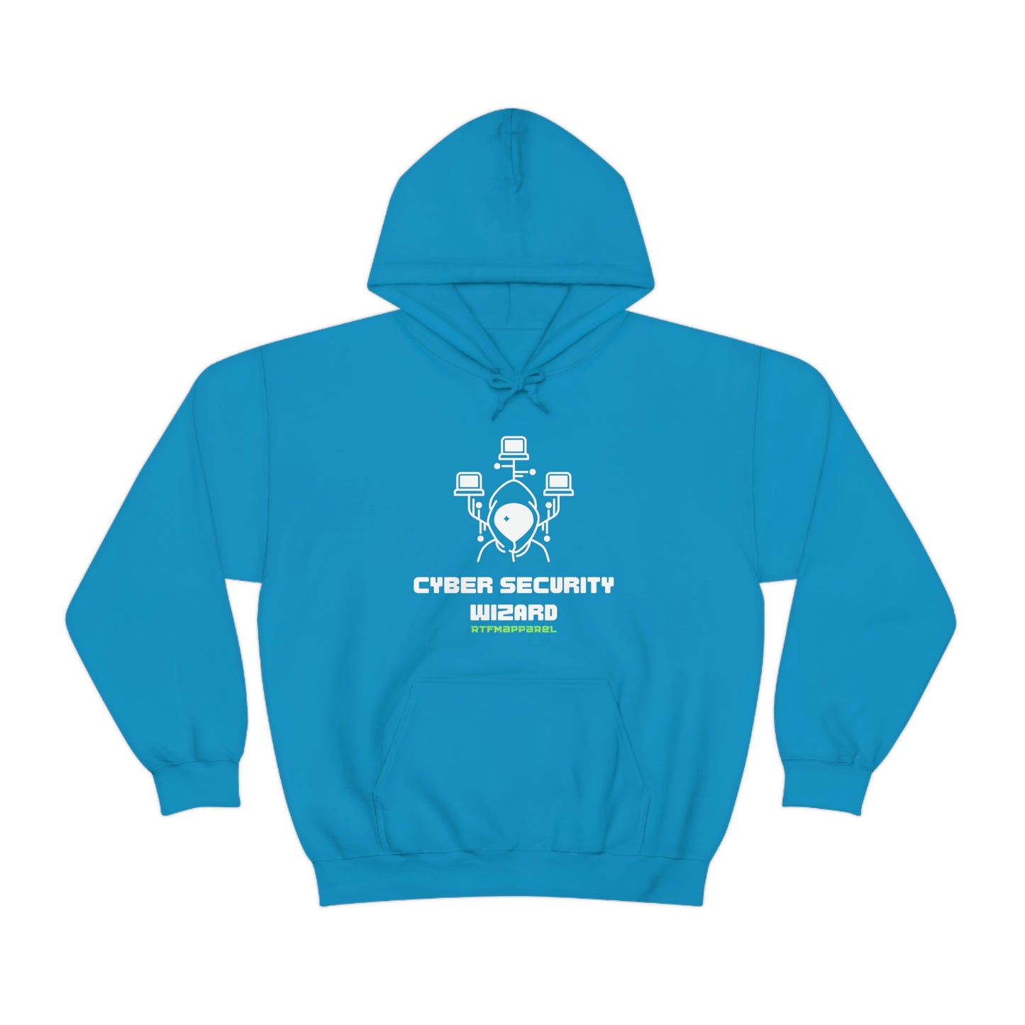 Cyber Security Wizard, Hacking, HackerSysadmin, RTFM Hoodie