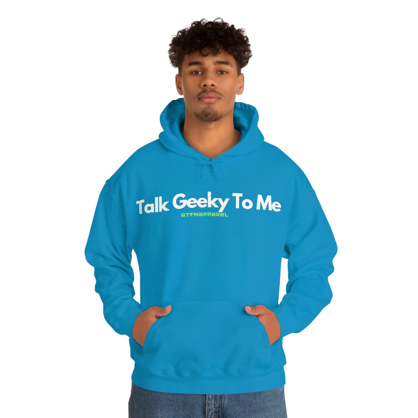 Talk Geeky to me, Funny, Sysadmin, Geek, Project Manager, Developer, Gift, Unisex Hooded Sweatshirt