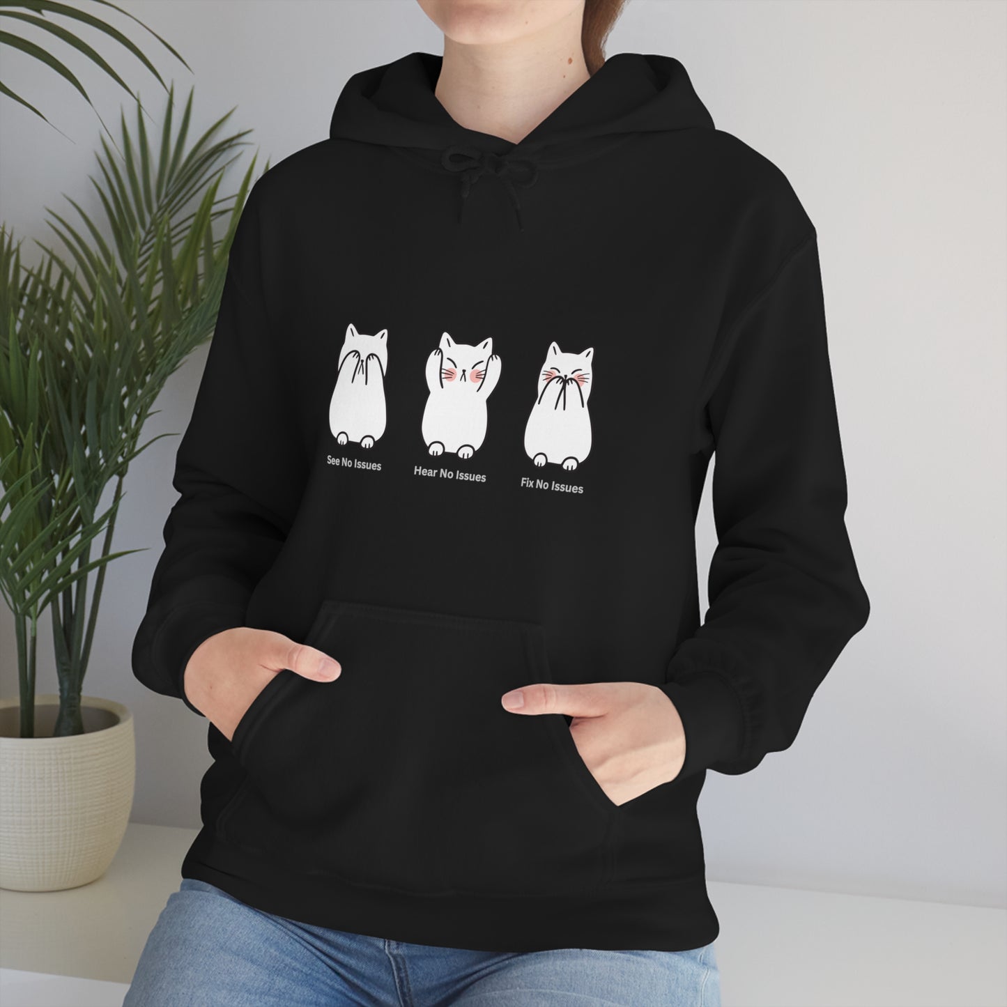 See No Issues, Fix No Issues - Helpdesk, Sysadmin, Cloud Engineer, Architect, Azure, AWS, Network admin, Server Admin Hoodie