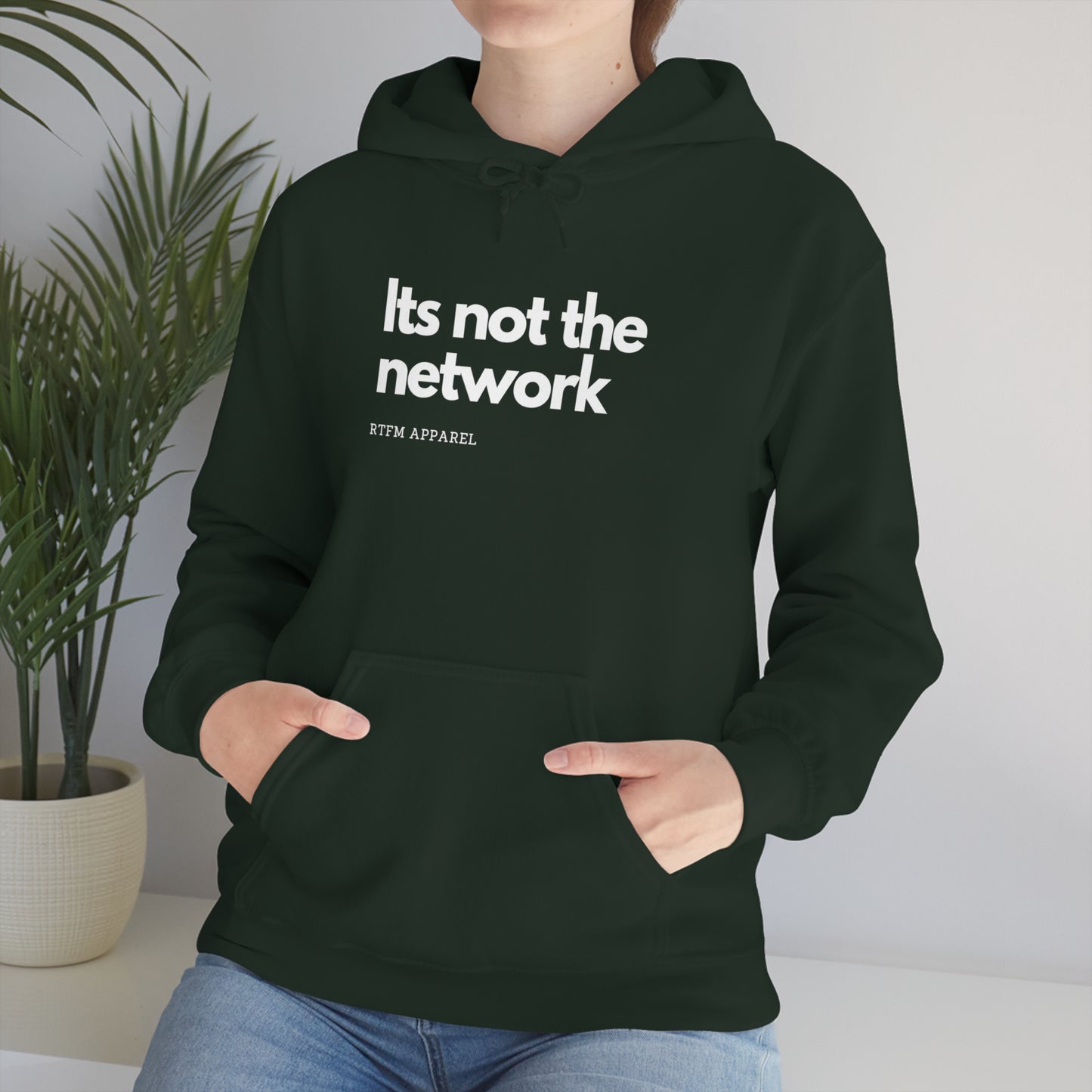 It's not the network - Network Engineer, Cisco, Network, Wifi, Sysadmin, IT Support Hoodie