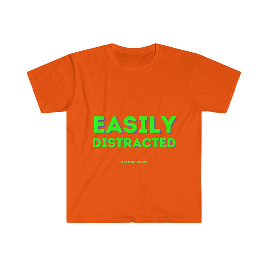Easily Distracted Green — Tech Tee
