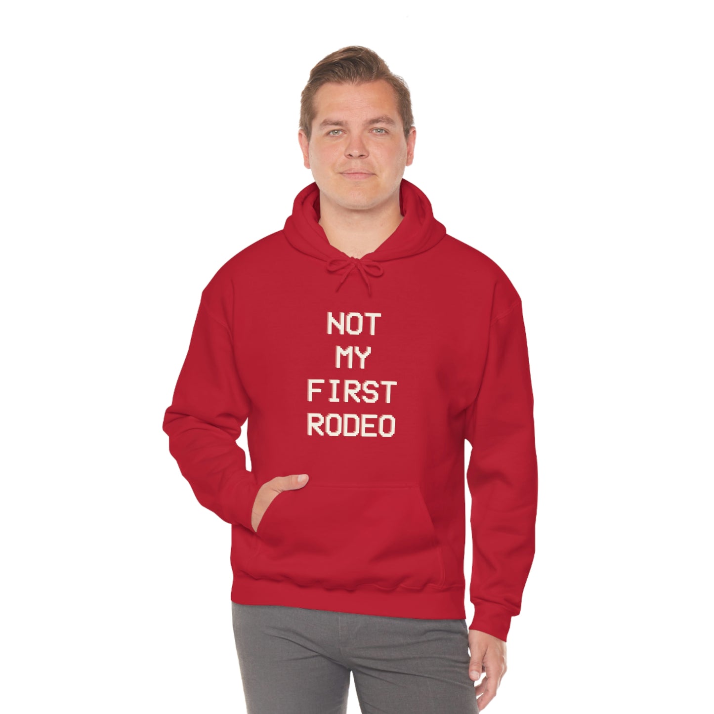 "Not My First Rodeo" Funny, Sysadmin, Geek, Gamer, Developer, Gift Hooded Sweatshirt