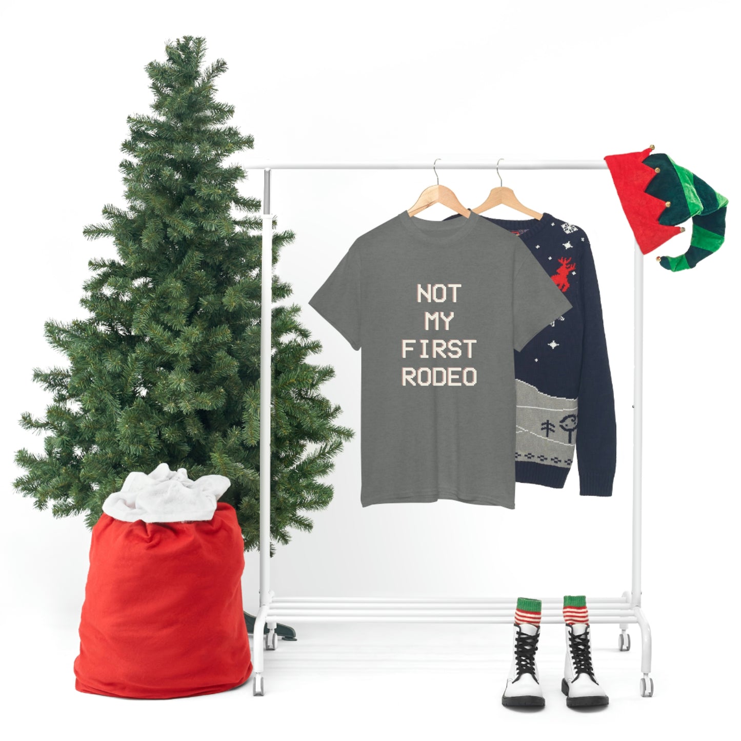 "Not My First Rodeo" Funny, Sysadmin, Geek, Gamer, Developer, Gift Cotton Tee